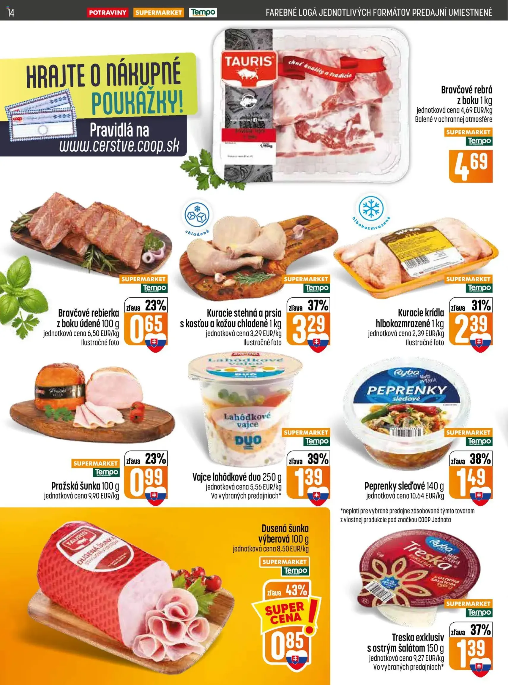 COOP Jednota leták - platný leták od 06.08.2026 strana 14 z 28
