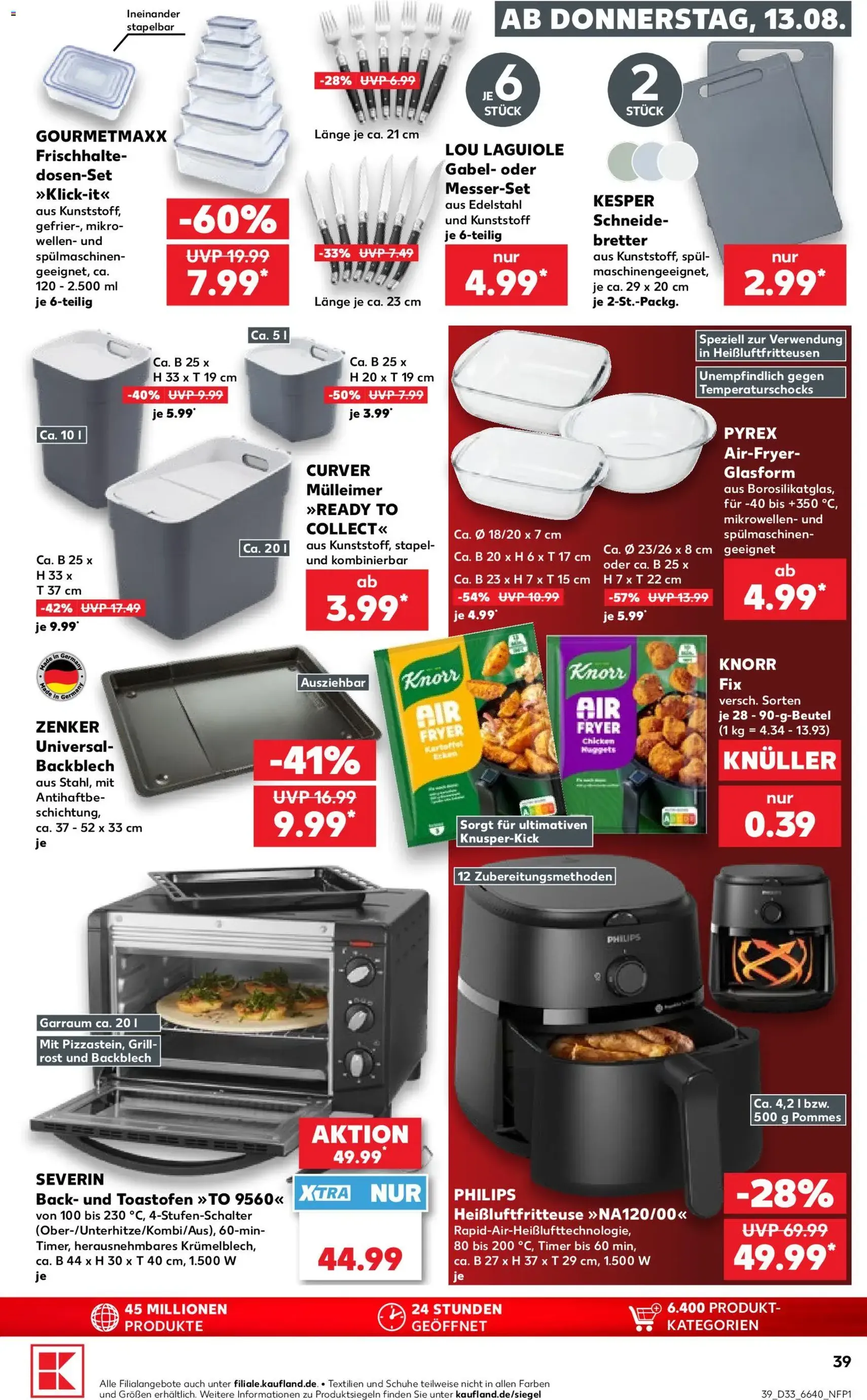 Kaufland Prospekt - Gültiger Prospekt ab 13.08.2026, Seite 39 von insgesamt 54