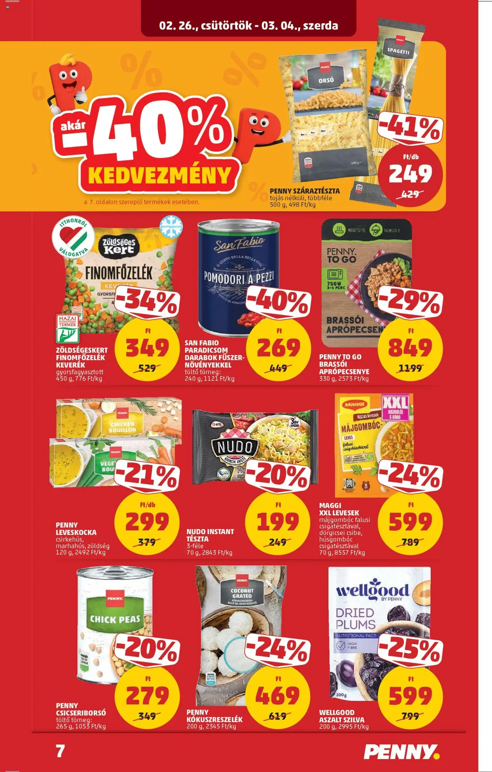 PENNY Akciós újság - 2026.02.26. érvényes szórólap 9 oldal 39 oldalból