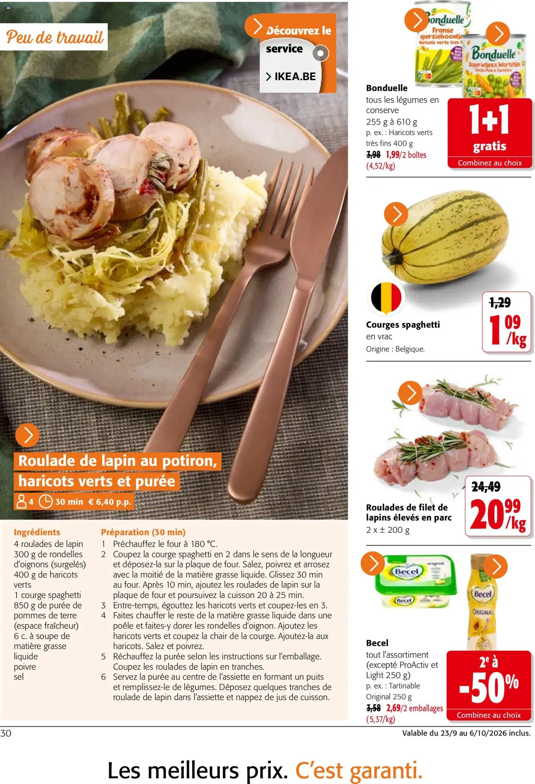 Colruyt catalogue - brochure valable à partir du 23/09/2026, page 30 sur 34