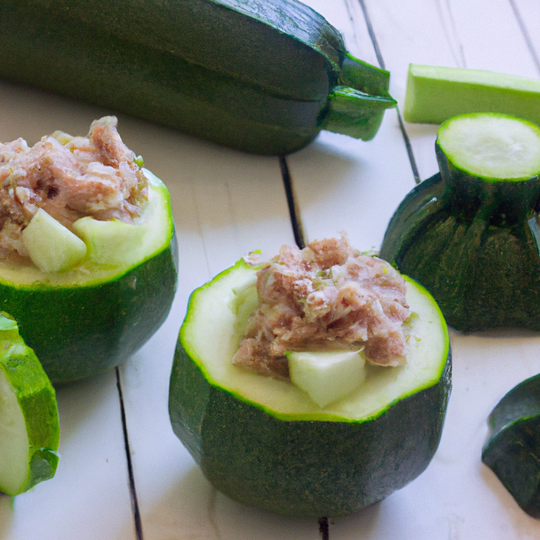 Anteprima ricetta Zucchine Tonde Ripiene di Tonno