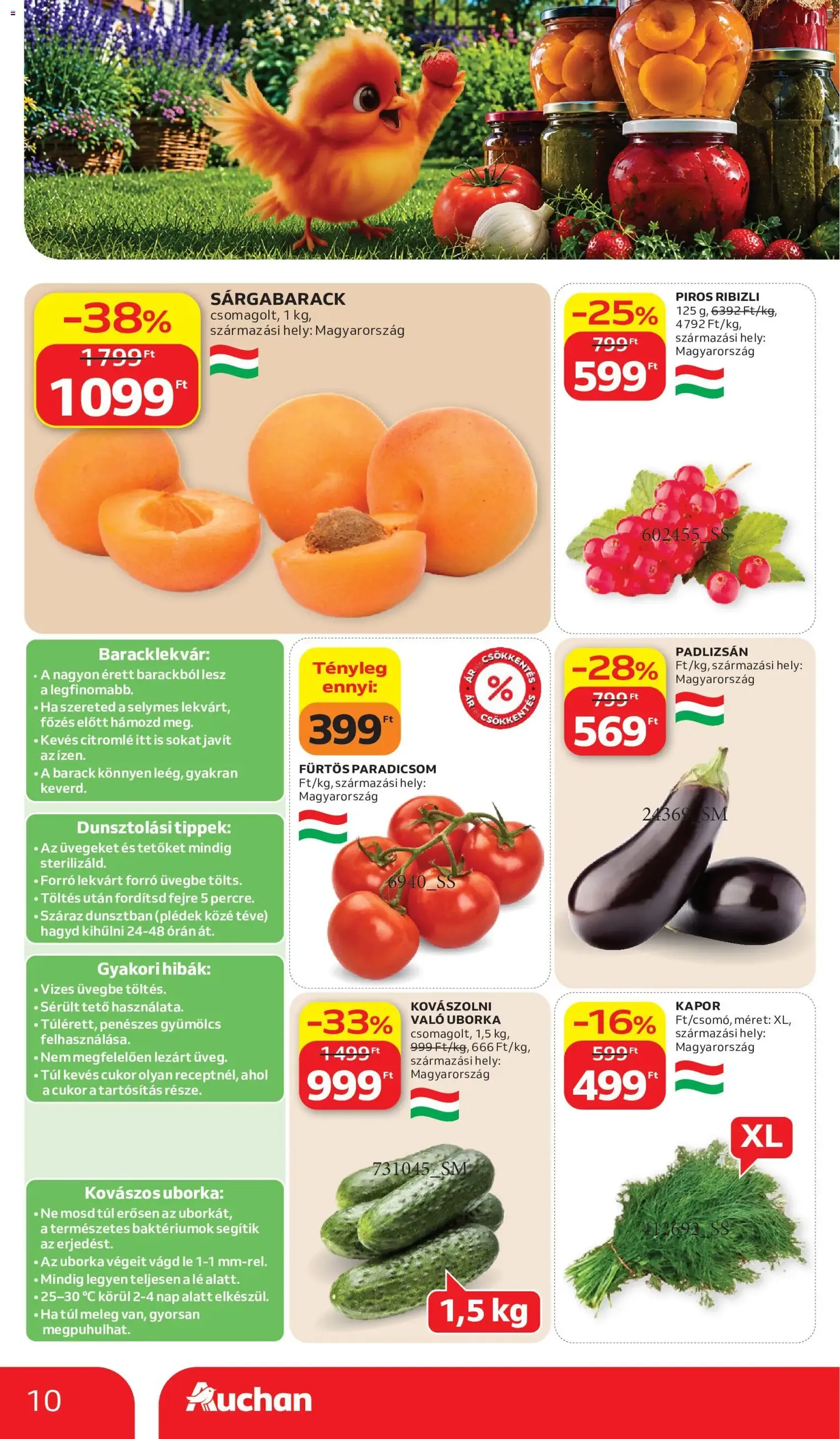 Auchan akciós újság - 2026.07.02. érvényes szórólap 10 oldal 56 oldalból