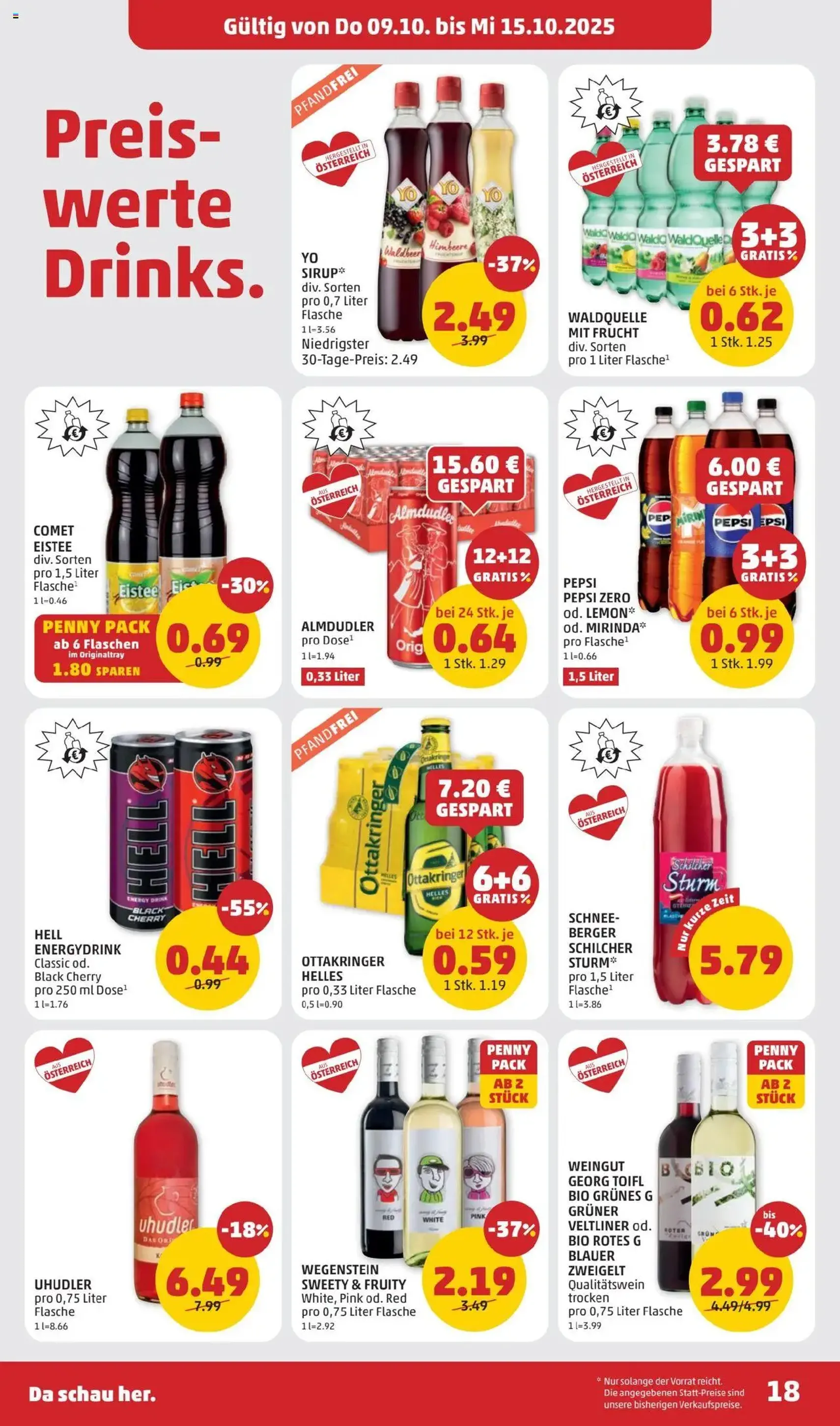 Penny Markt Flugblatt - Gültiger Prospekt ab 09.10.2025, Seite 18 von insgesamt 32