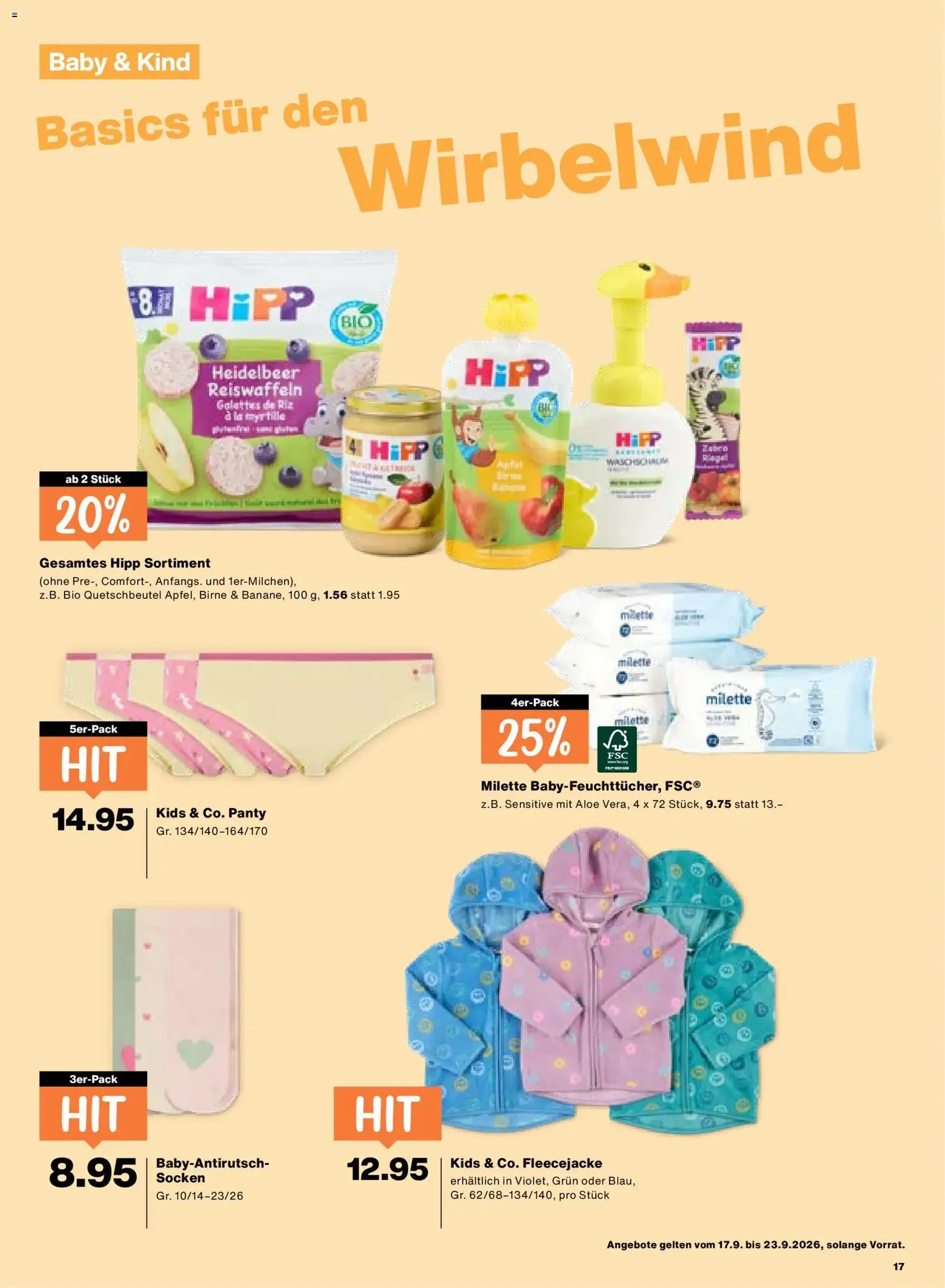 Migros aktionen - Gültiger Prospekt ab 17.09.2026, Seite 17 von insgesamt 24