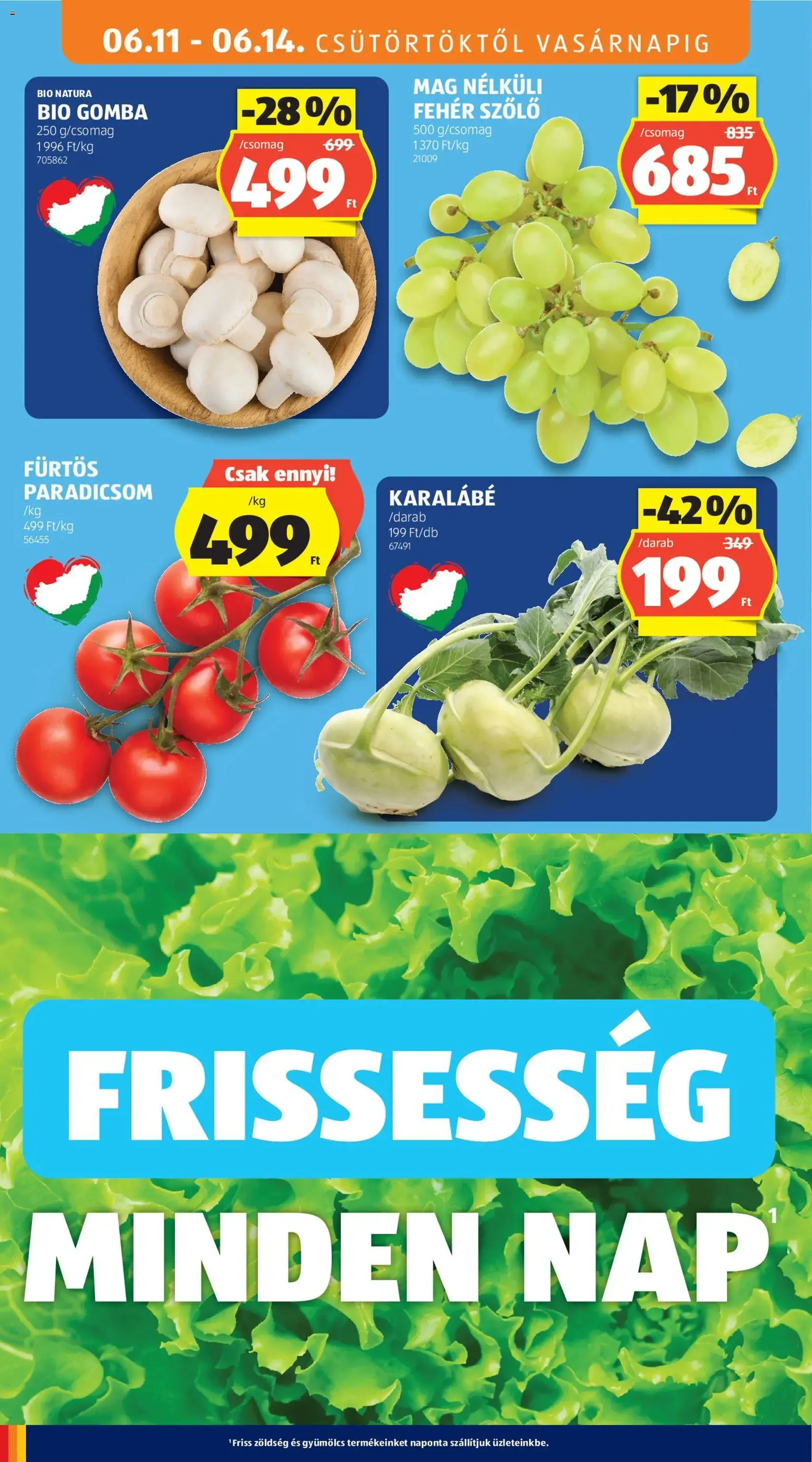 Aldi akciós újság - 2026.06.11. érvényes szórólap 10 oldal 61 oldalból