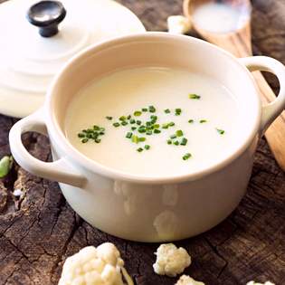 Recipe preview White cauliflower soup