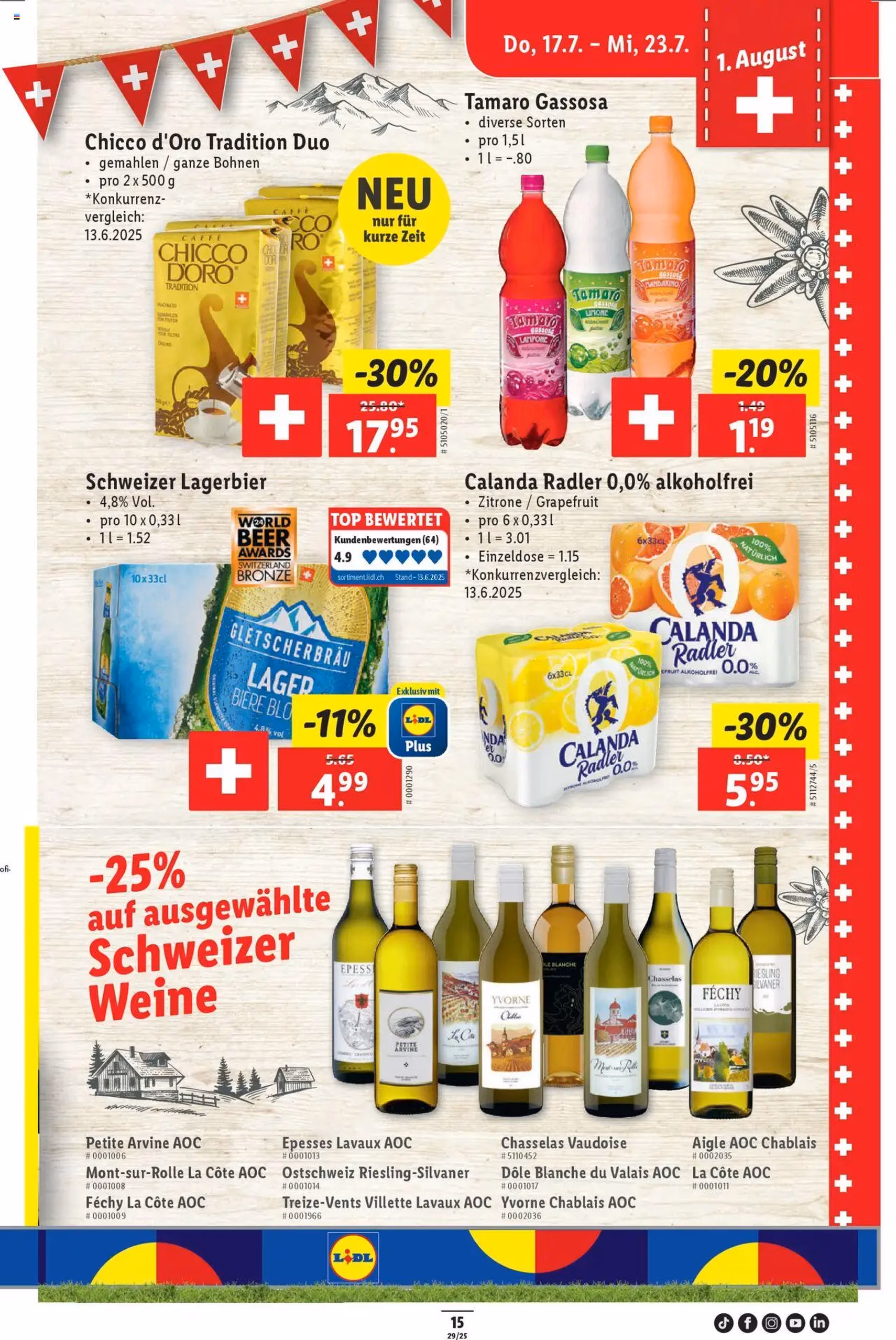 Lidl Aktionen - Gültiger Prospekt ab 17.07.2025, Seite 17 von insgesamt 34 Lidl Aktionen - Gültiger Prospekt ab 17.07.2025, Seite 17 von insgesamt 34