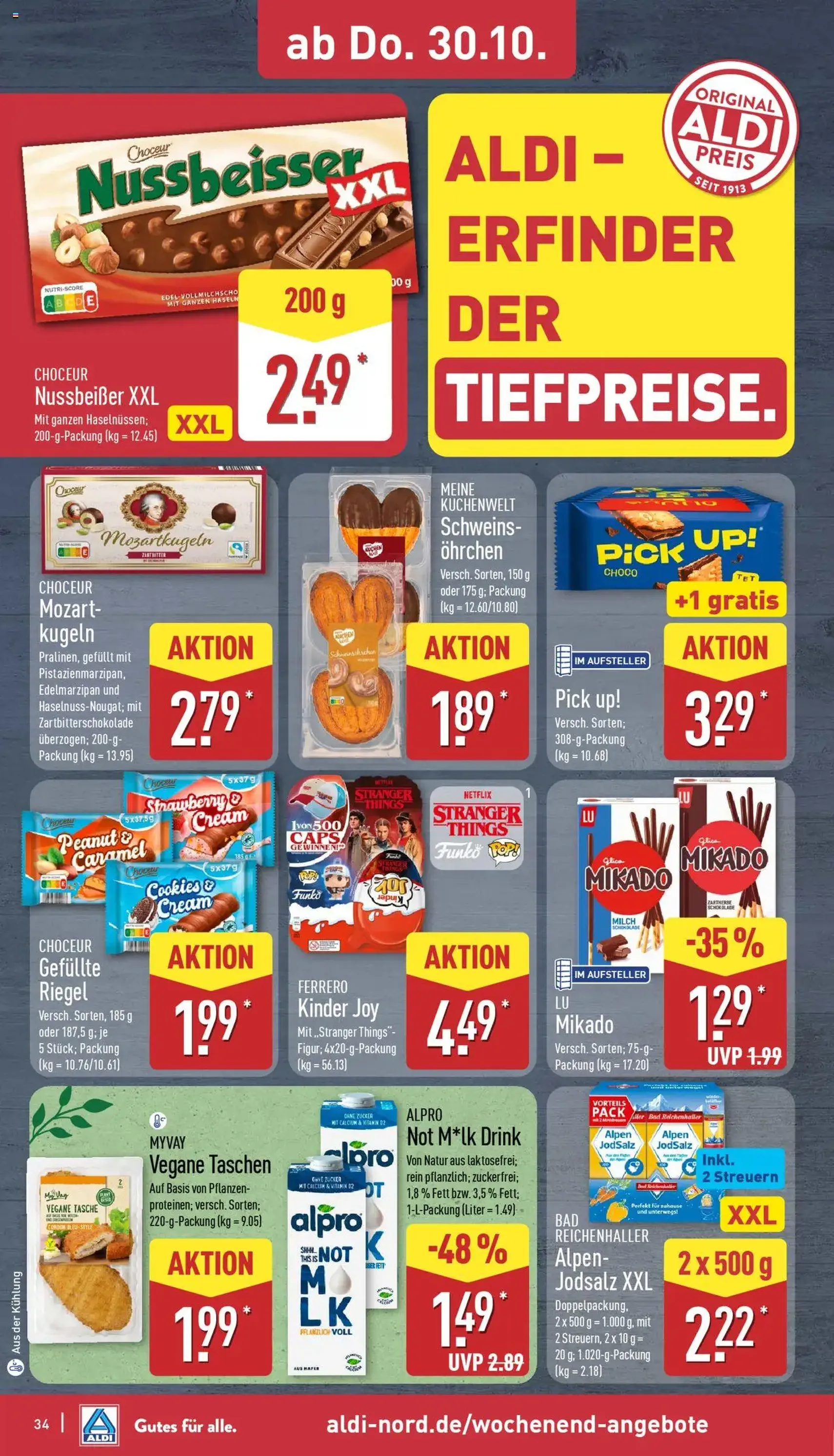 Aldi Prospekt - Gültiger Prospekt ab 27.10.2025, Seite 34 von insgesamt 45 Aldi Prospekt - Gültiger Prospekt ab 27.10.2025, Seite 34 von insgesamt 45