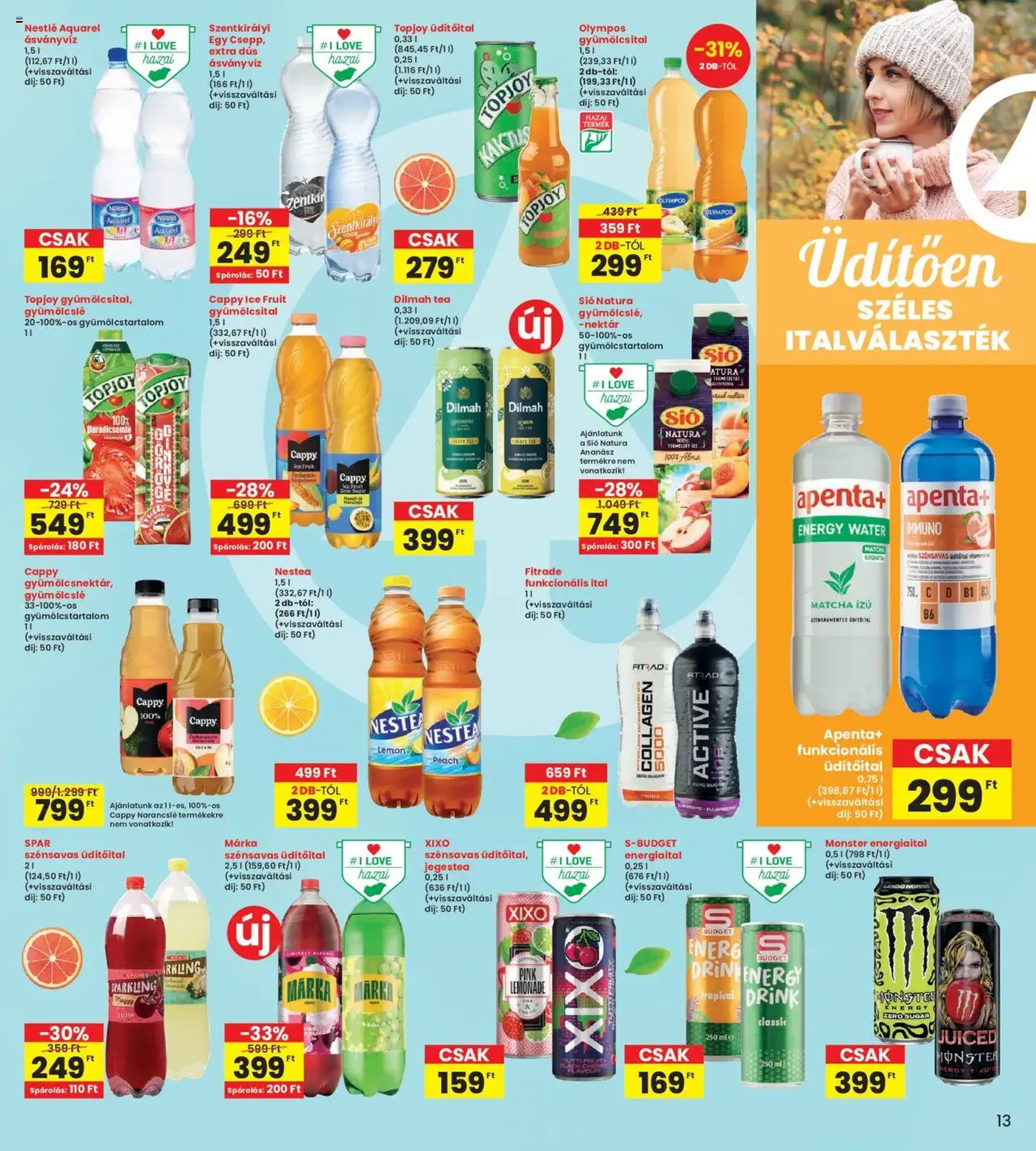Interspar Akciós újság - 2025.10.24. érvényes szórólap 13 oldal 19 oldalból Interspar Akciós újság - 2025.10.24. érvényes szórólap 13 oldal 19 oldalból