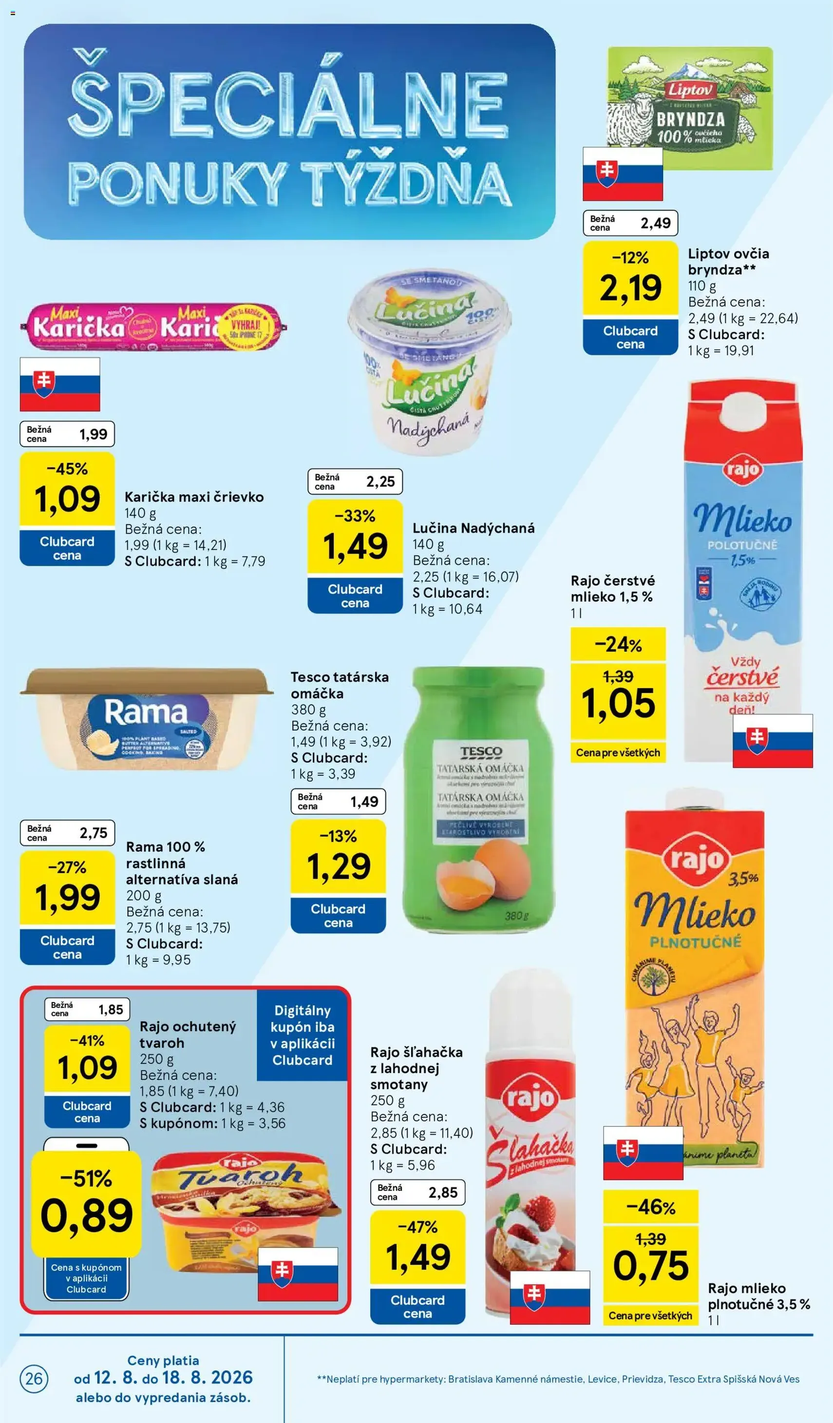Tesco Hypermarket - leták - platný leták od 12.08.2026 strana 26 z 54