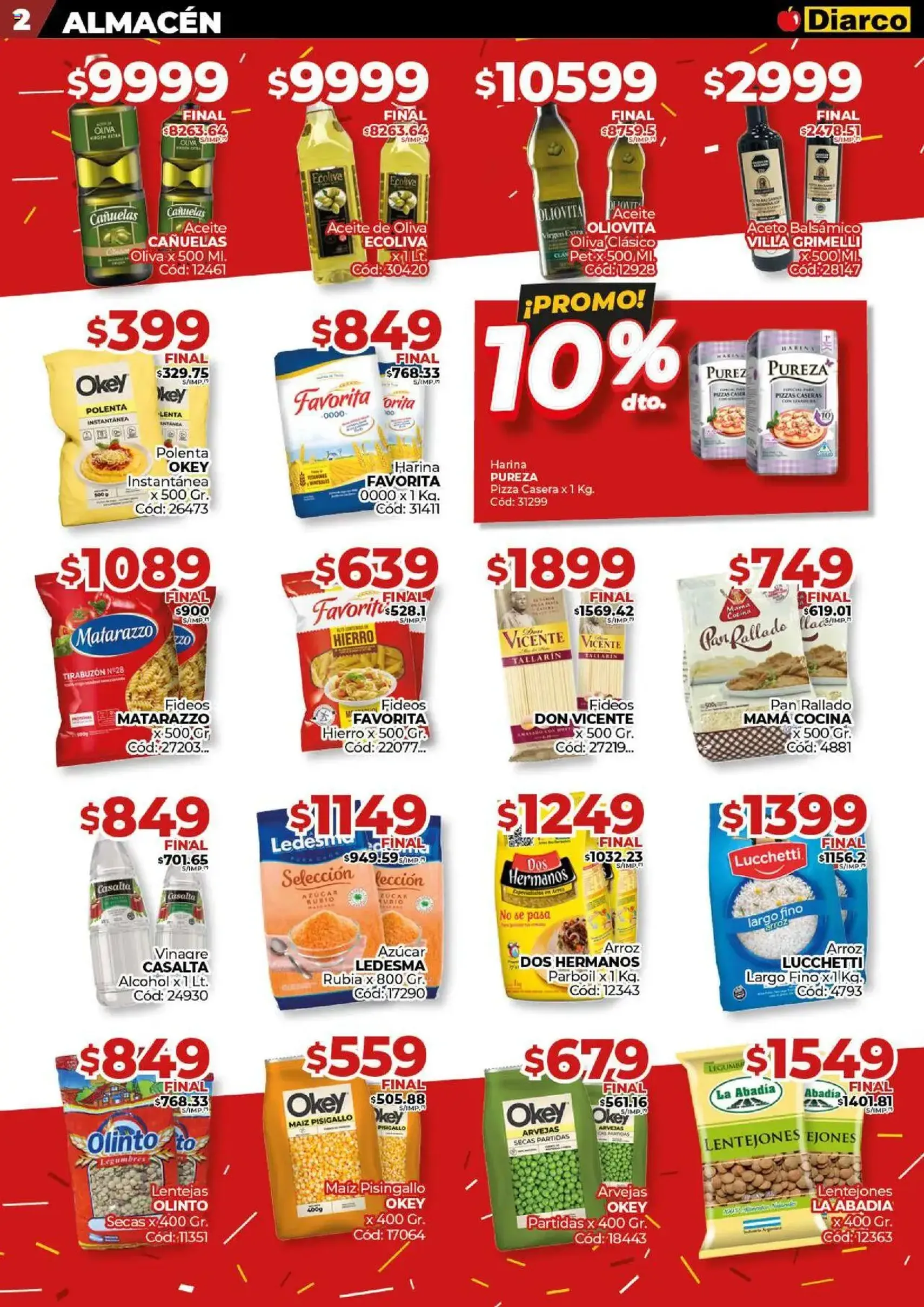 Diarco ofertas - folleto válido desde 21/07/2025 página 2 de 22 Diarco ofertas - folleto válido desde 21/07/2025 página 2 de 22
