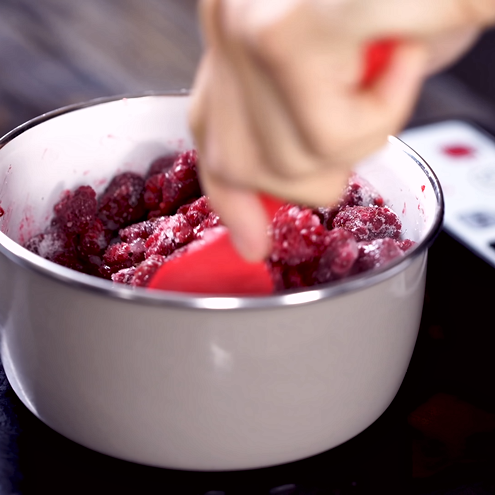 Cheesecake di Halloween - procedimento 1