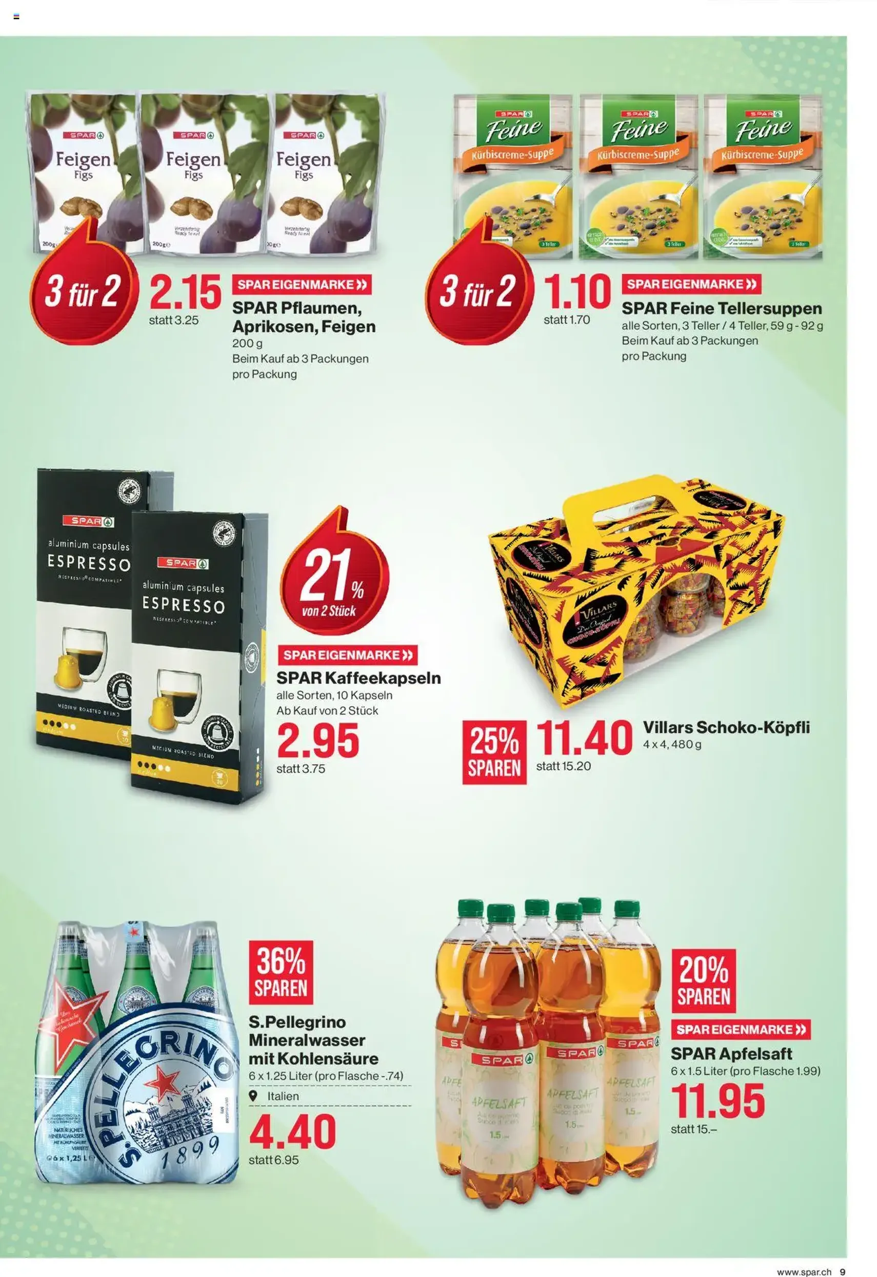 SPAR Aktionen - Gültiger Prospekt ab 10.10.2025, Seite 9 von insgesamt 20 SPAR Aktionen - Gültiger Prospekt ab 10.10.2025, Seite 9 von insgesamt 20
