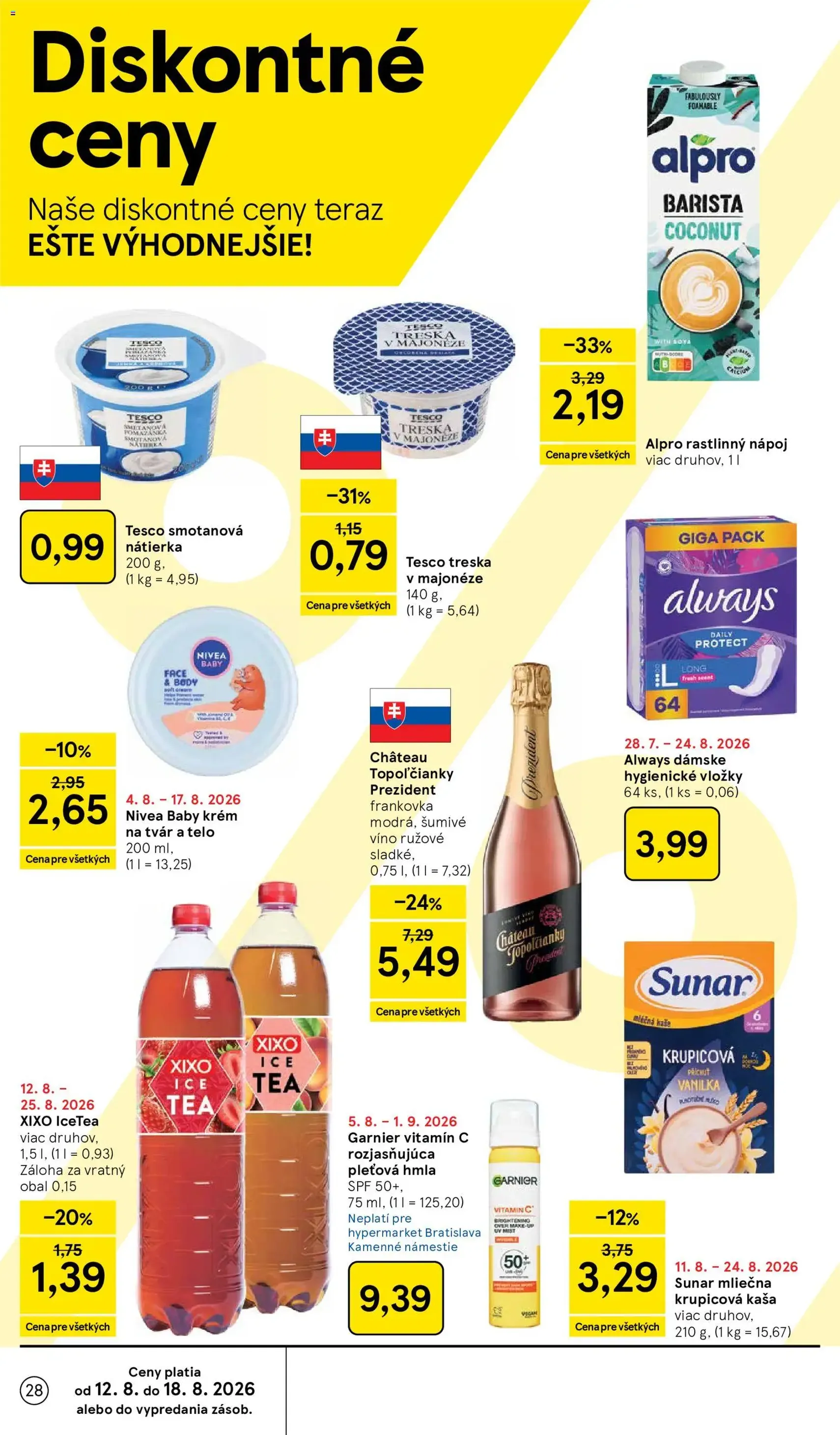 Tesco Hypermarket - leták - platný leták od 12.08.2026 strana 28 z 54