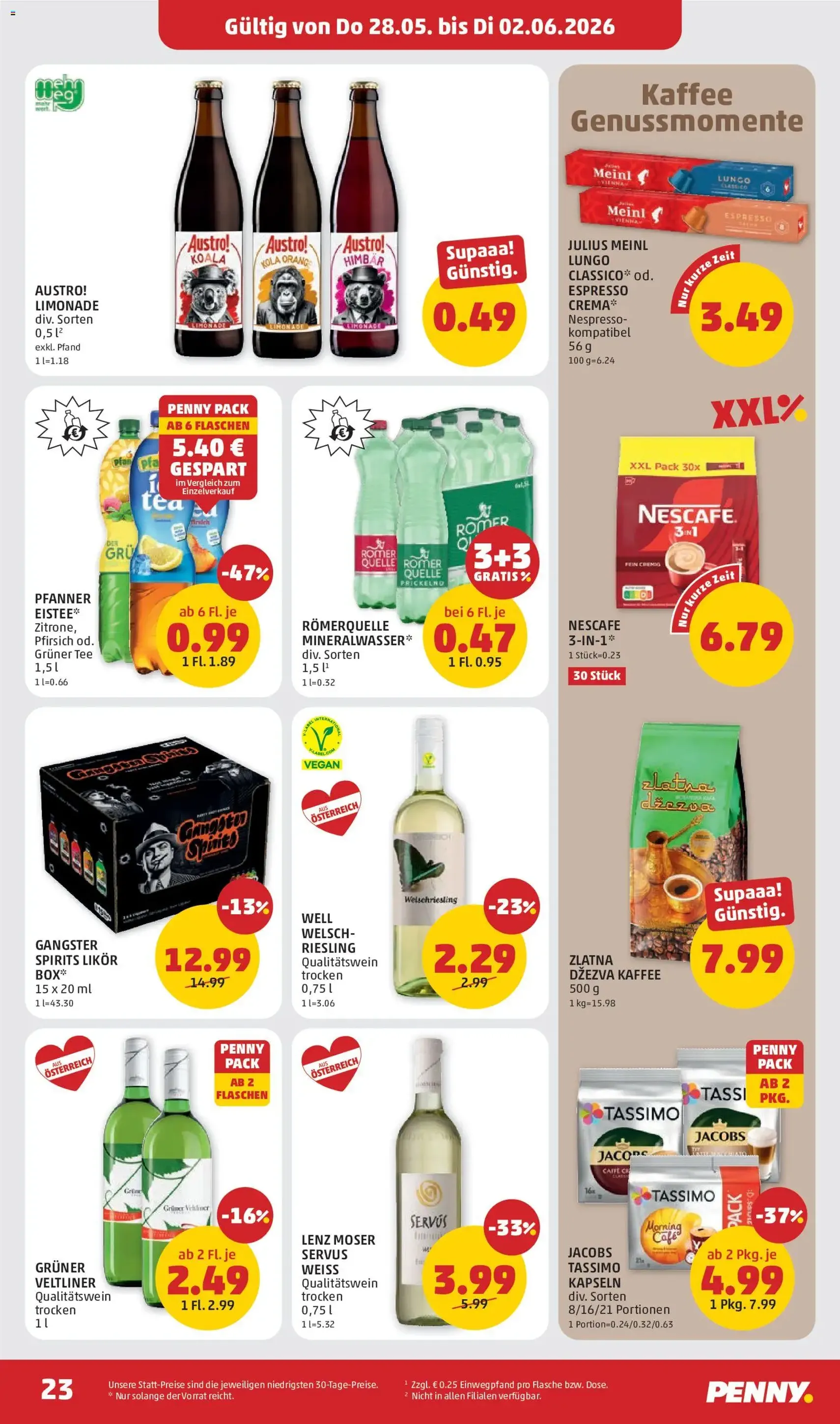 Penny Markt Flugblatt - Gültiger Prospekt ab 28.05.2026, Seite 23 von insgesamt 32
