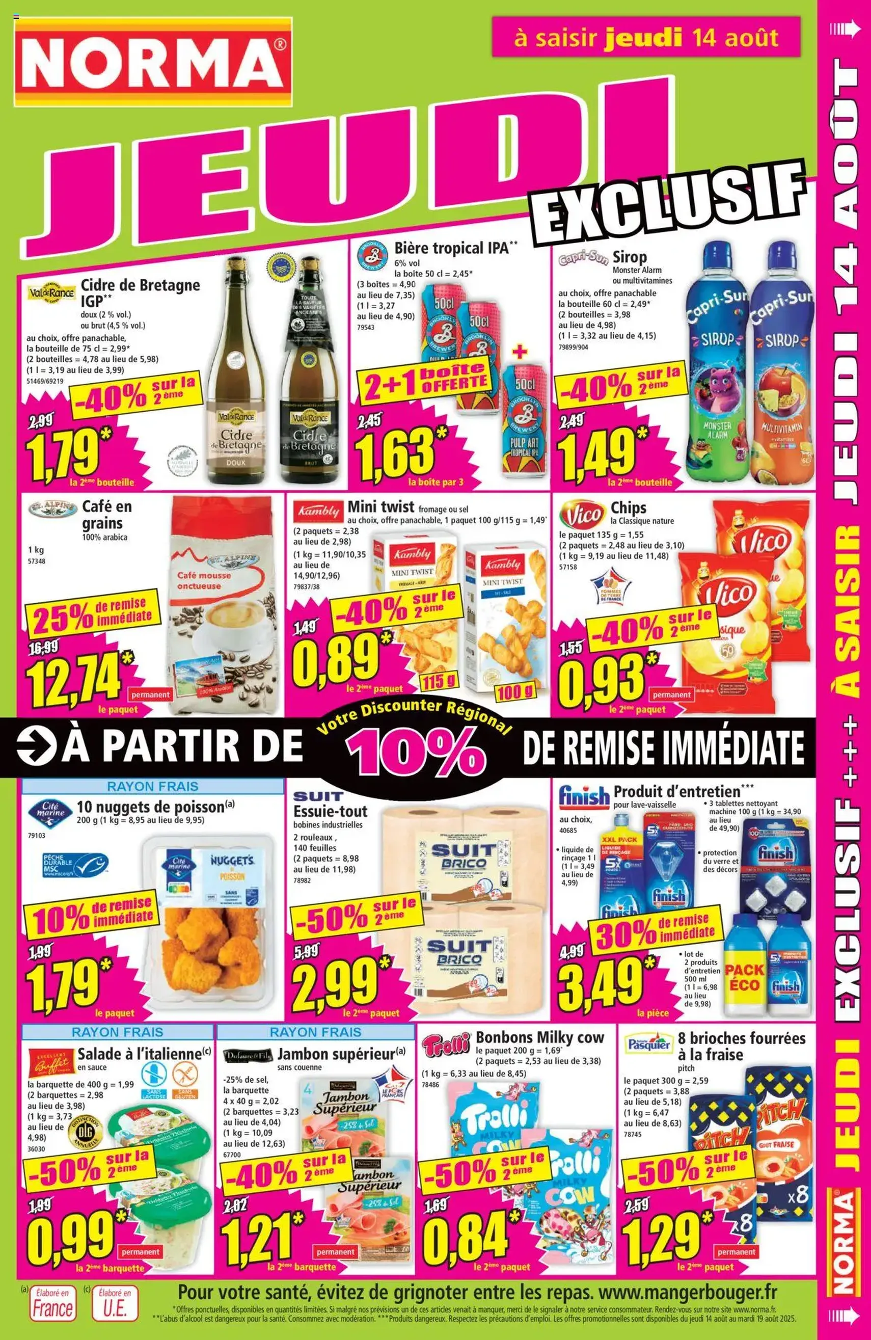 Norma catalogue - brochure valable à partir du 13/08/2025, page 11 sur 12