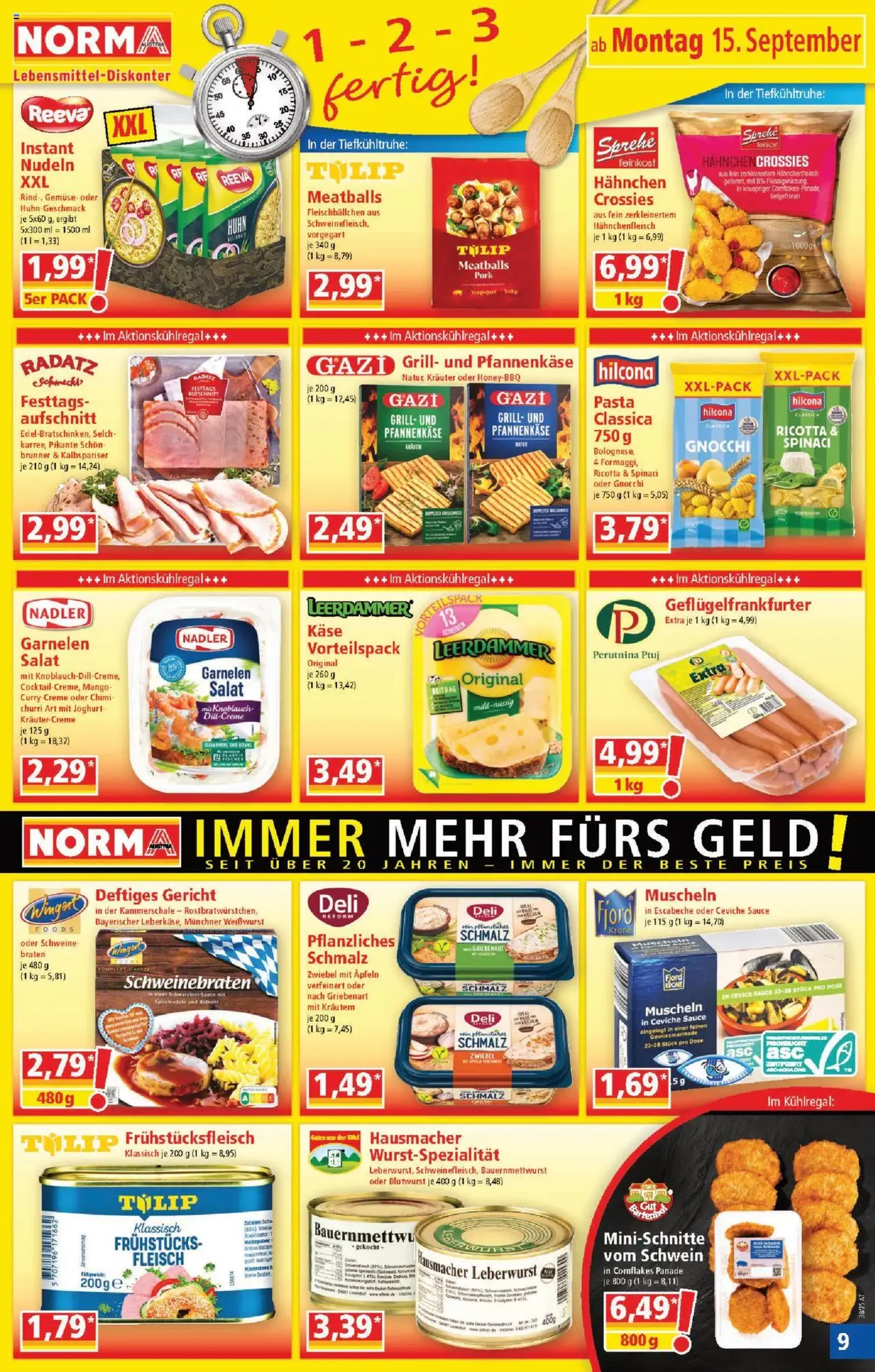 Norma Flugblatt - Gültiger Prospekt ab 08.09.2025, Seite 9 von insgesamt 18