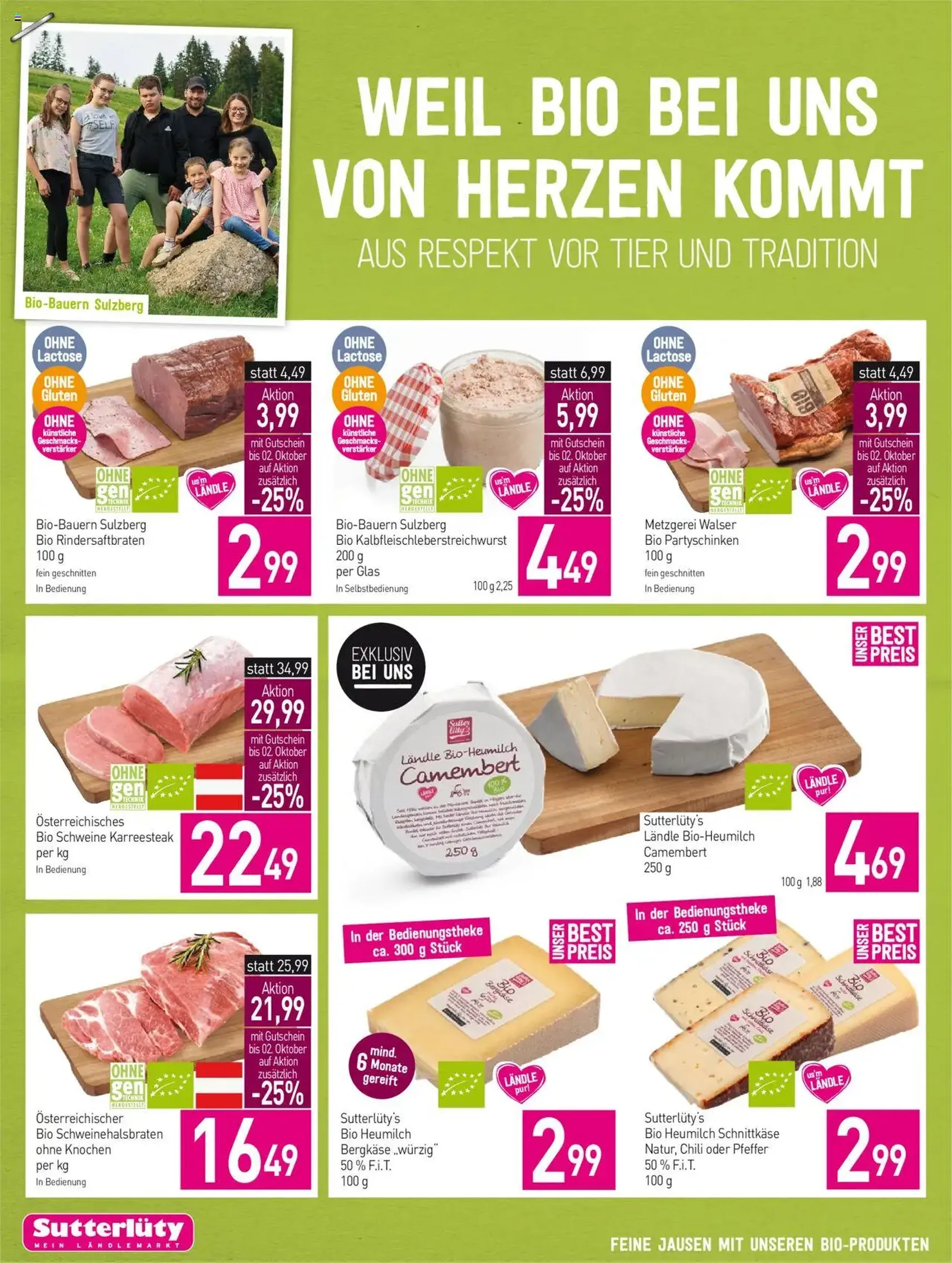 Sutterlüty Flugblatt - Gültiger Prospekt ab 25.09.2025, Seite 12 von insgesamt 24
