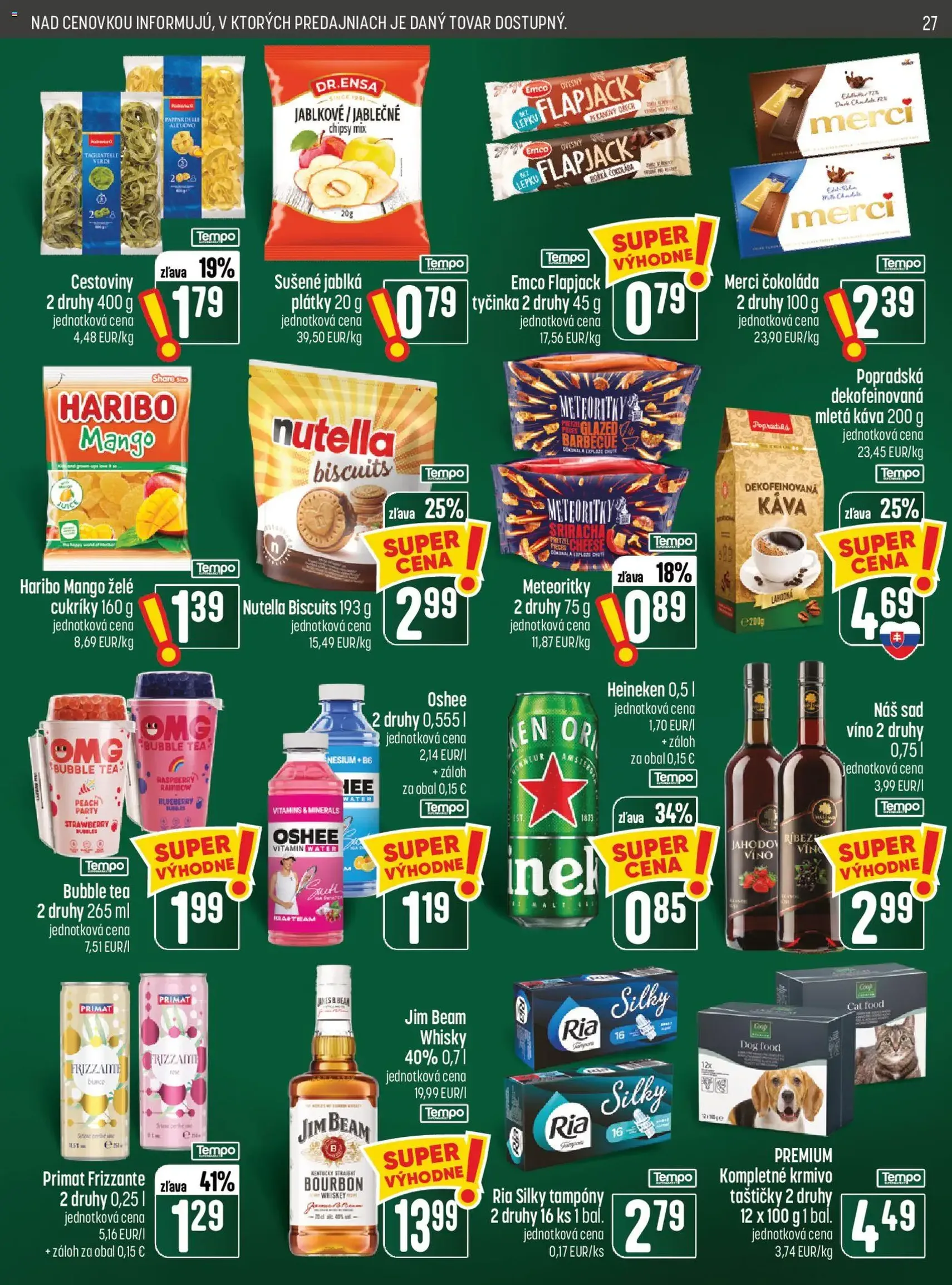 COOP Jednota leták - platný leták od 08.10.2026 strana 27 z 28