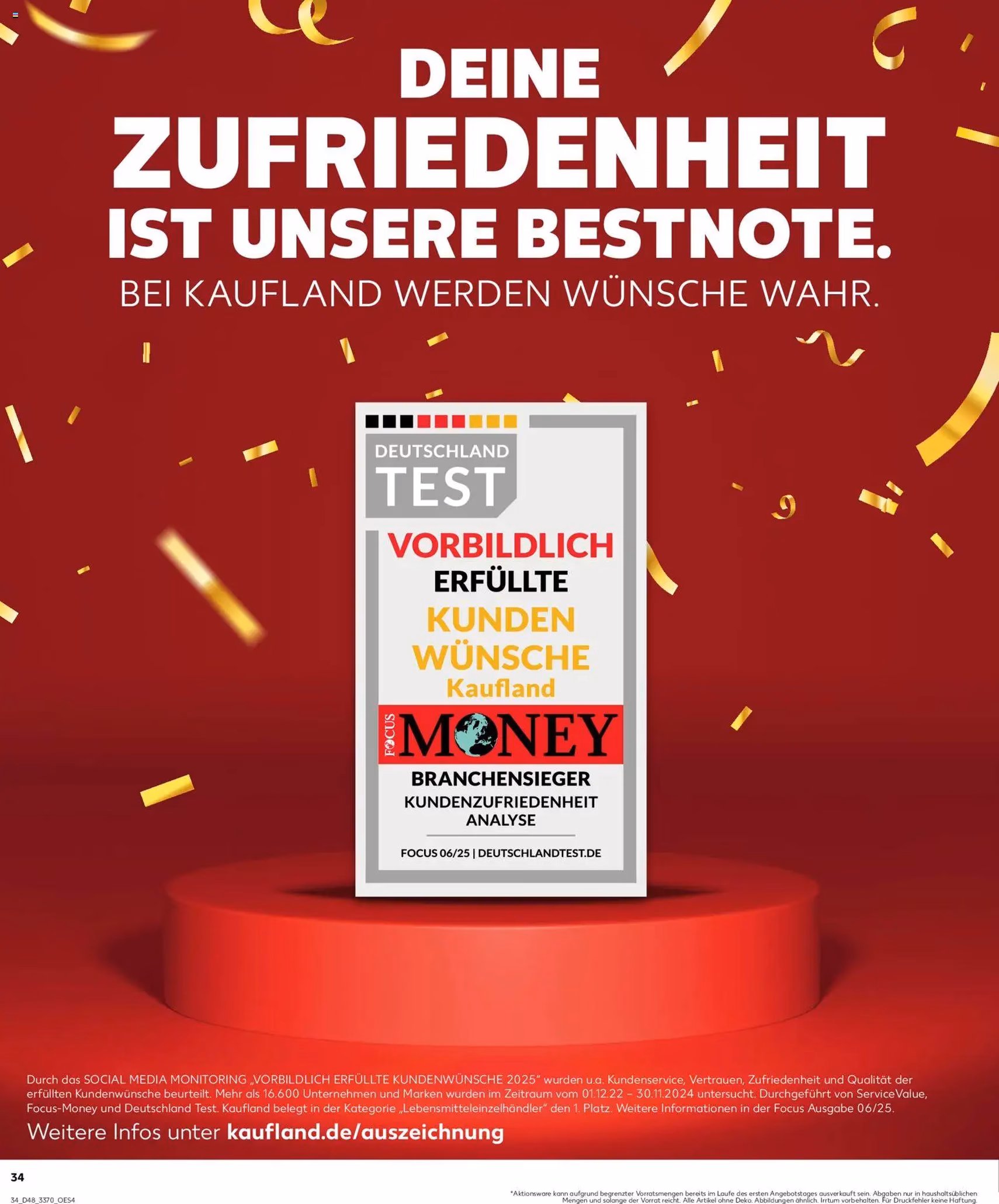 Kaufland Prospekt - Gültiger Prospekt ab 27.11.2025, Seite 34 von insgesamt 36