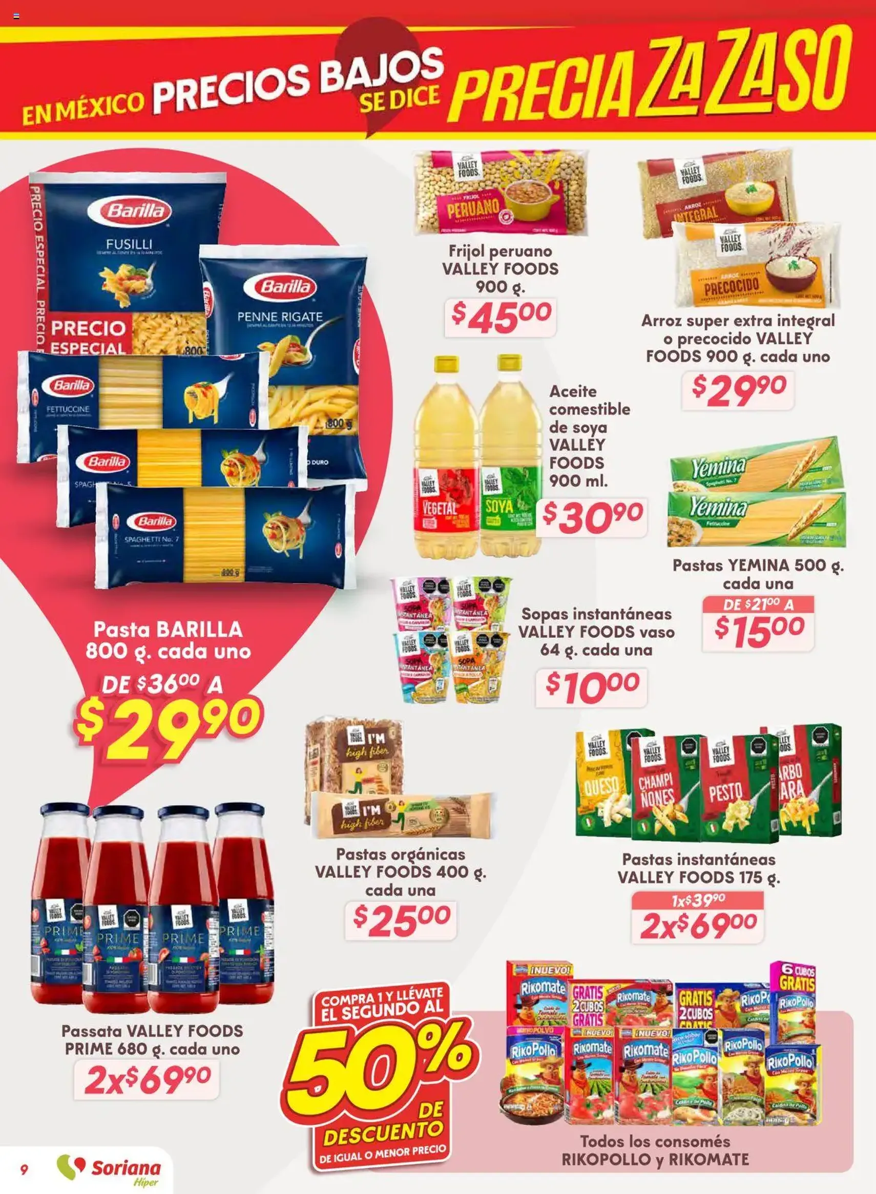 Soriana - Preciazazaso Híper: Ags, Col, Gto, Jal, Mich - folleto válido desde 14/08/2025 página 9 de 55 Soriana - Preciazazaso Híper: Ags, Col, Gto, Jal, Mich - folleto válido desde 14/08/2025 página 9 de 55