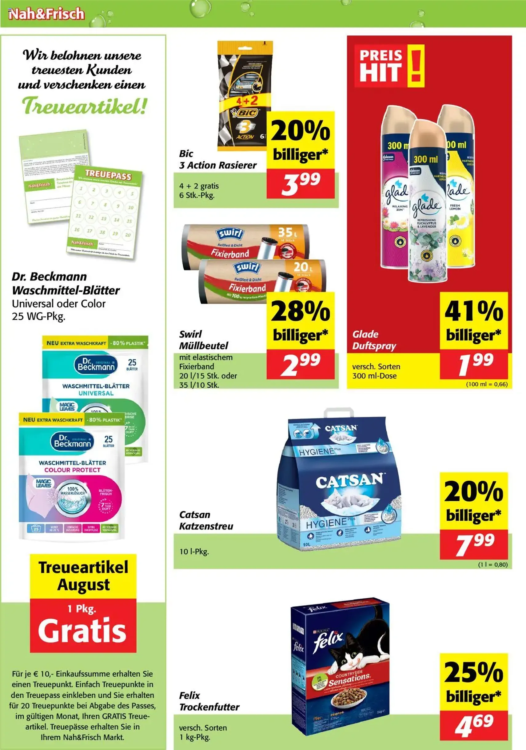 Nah und Frisch Flugblatt - Gültiger Prospekt ab 30.07.2025, Seite 4 von insgesamt 8