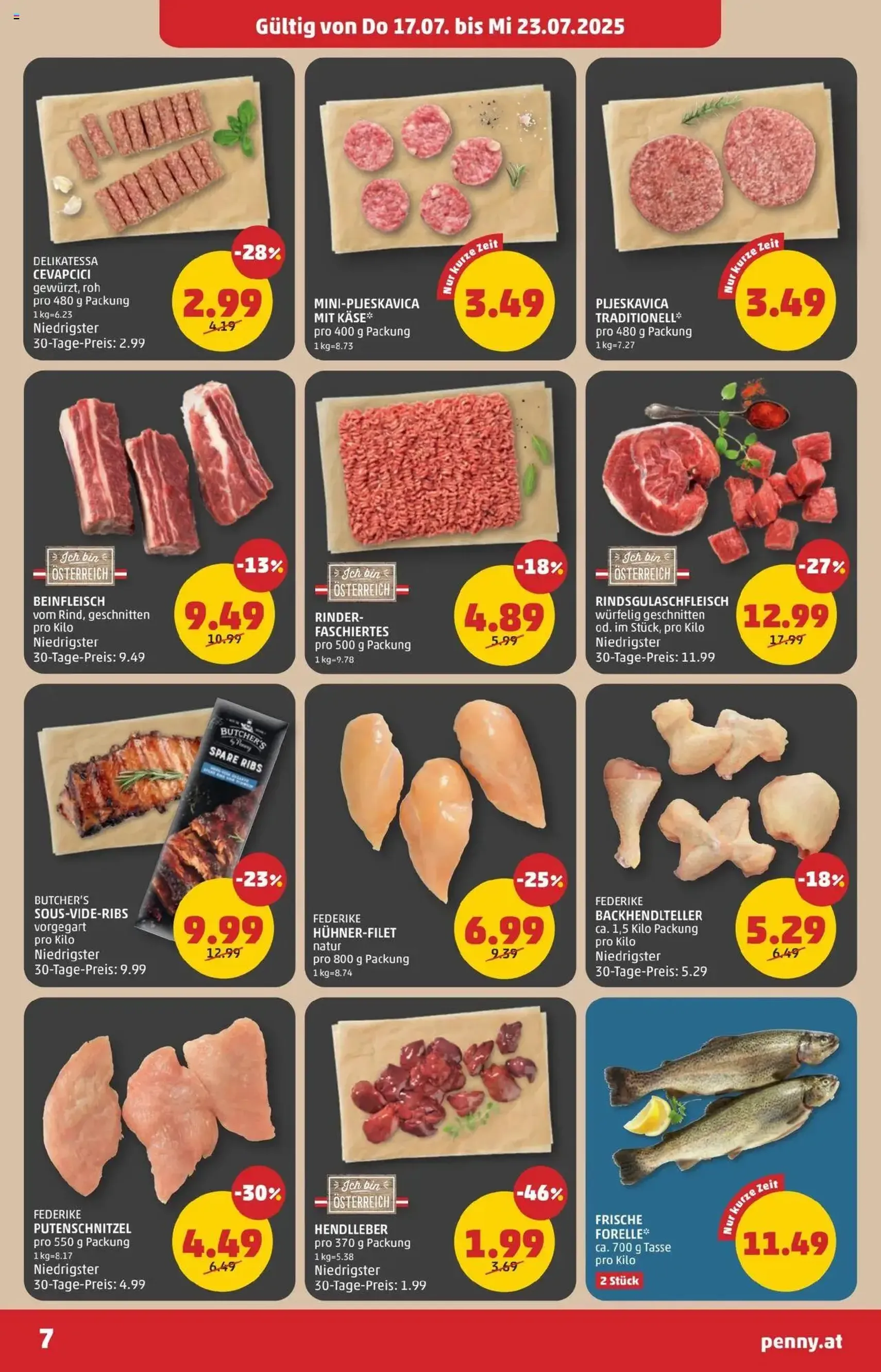 Penny Markt Flugblatt - Gültiger Prospekt ab 17.07.2025, Seite 7 von insgesamt 28 Penny Markt Flugblatt - Gültiger Prospekt ab 17.07.2025, Seite 7 von insgesamt 28