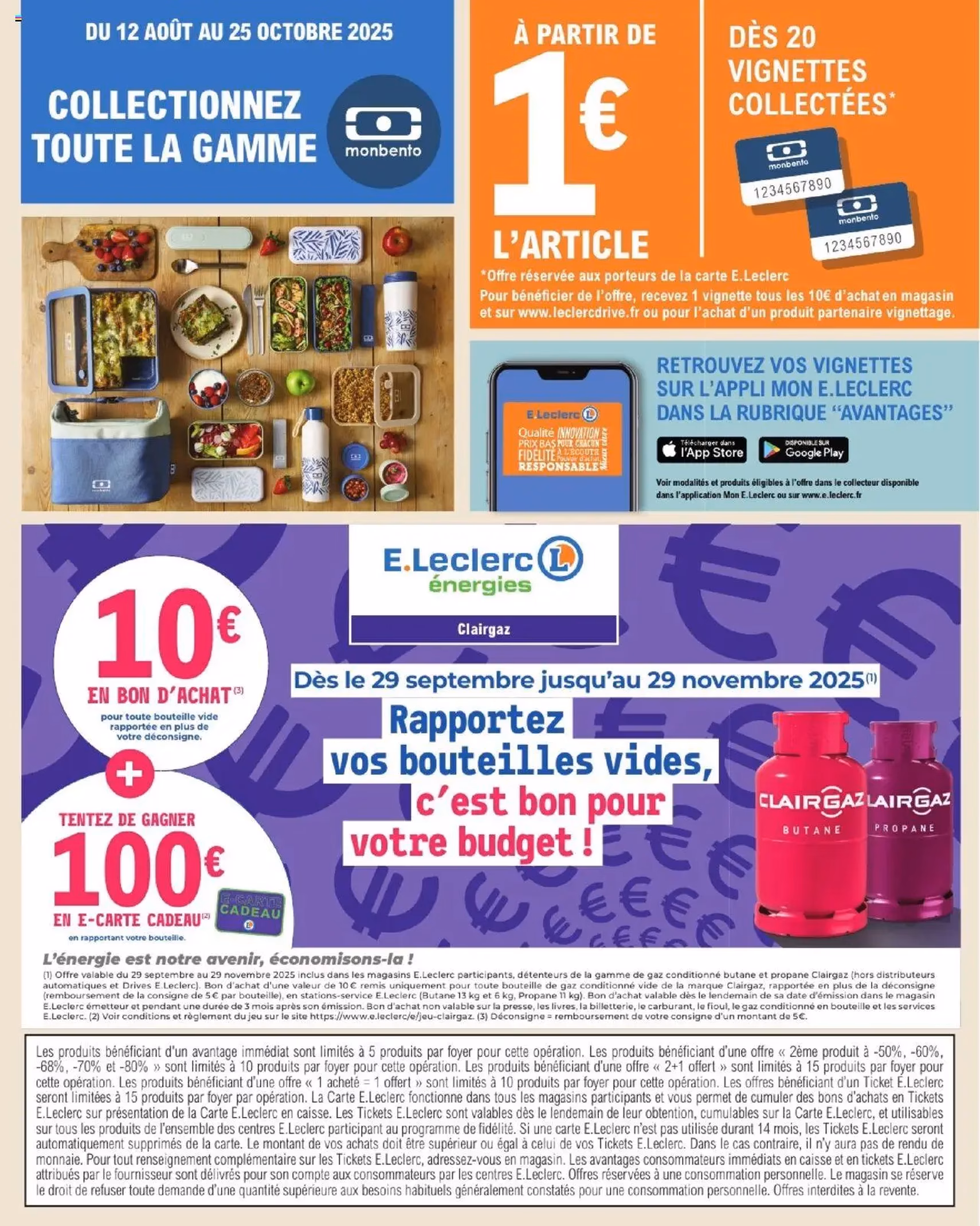 E.Leclerc catalogue semaine 39 - brochure valable à partir du 23/09/2025, page 2 sur 32 E.Leclerc catalogue semaine 39 - brochure valable à partir du 23/09/2025, page 2 sur 32