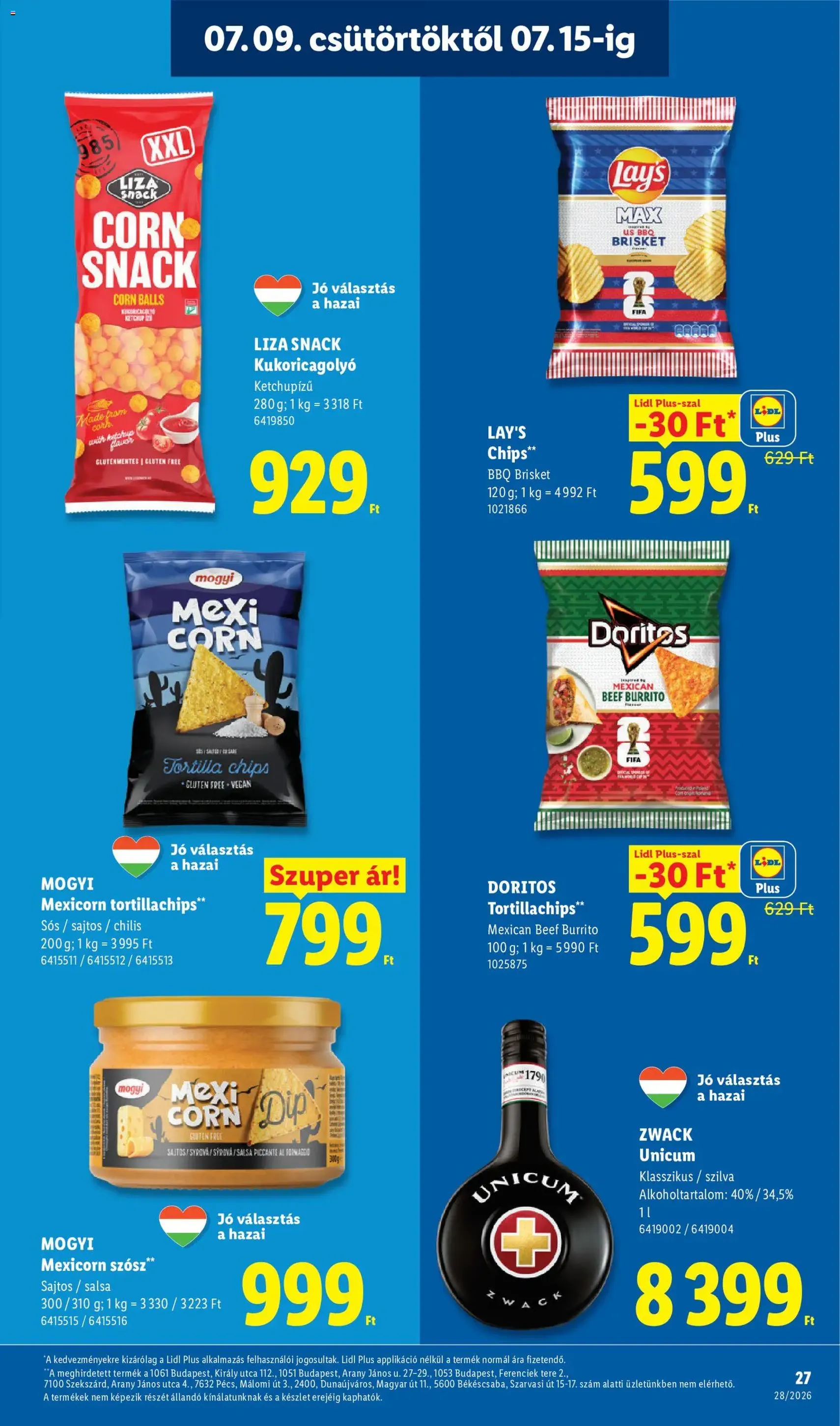 Lidl akciós újság - 2026.07.09. érvényes szórólap 27 oldal 80 oldalból