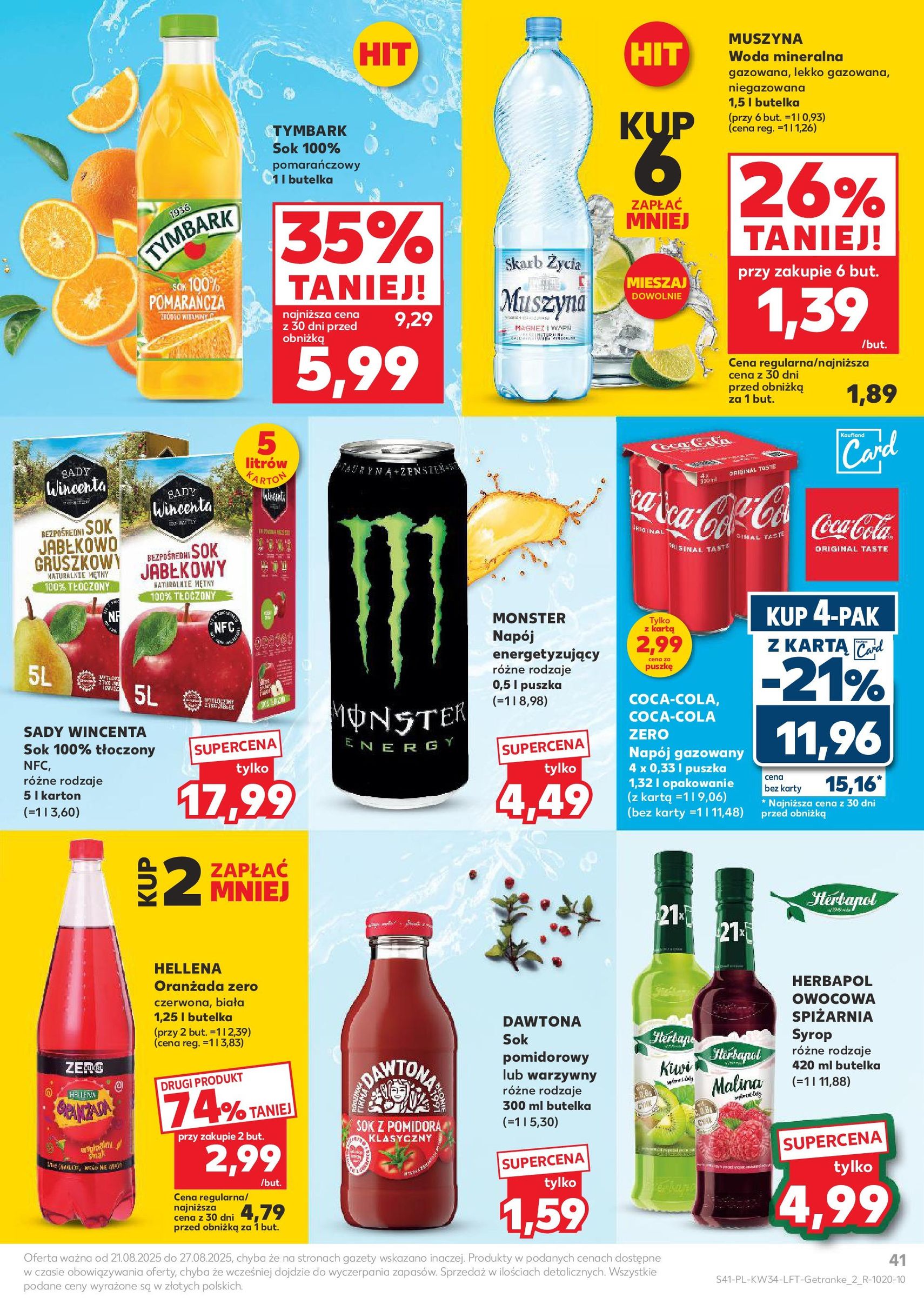 Kaufland gazetka - ważny gazetka od 21.08.2025 strona 41 z 54 Kaufland gazetka - ważny gazetka od 21.08.2025 strona 41 z 54