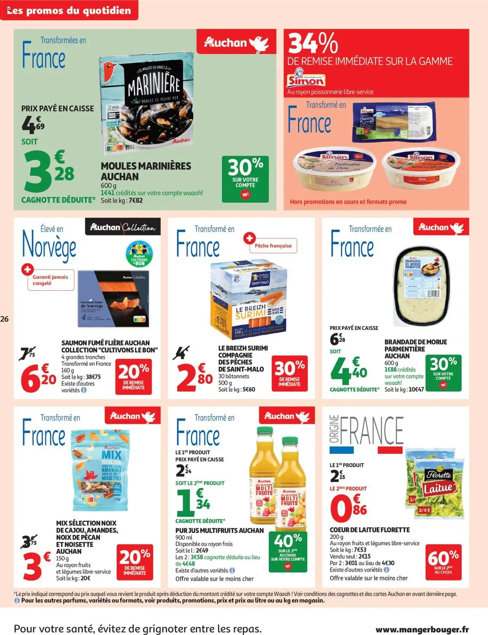 Auchan prospectus - brochure valable à partir du 26/08/2025, page 26 sur 54 Auchan prospectus - brochure valable à partir du 26/08/2025, page 26 sur 54