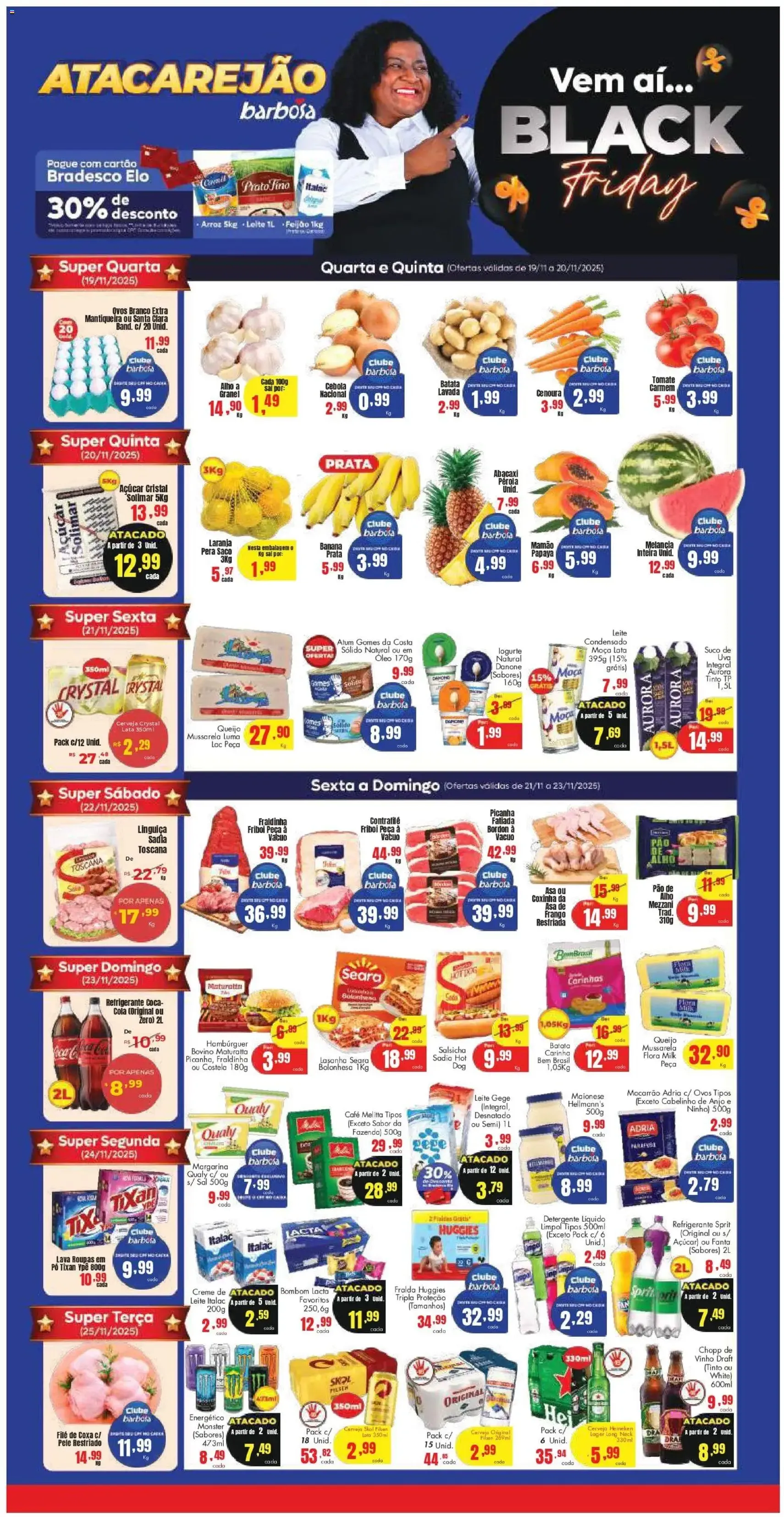 Barbosa Supermercados Black Friday - folheto válido a partir de 19/11/2025 página 1 de 4