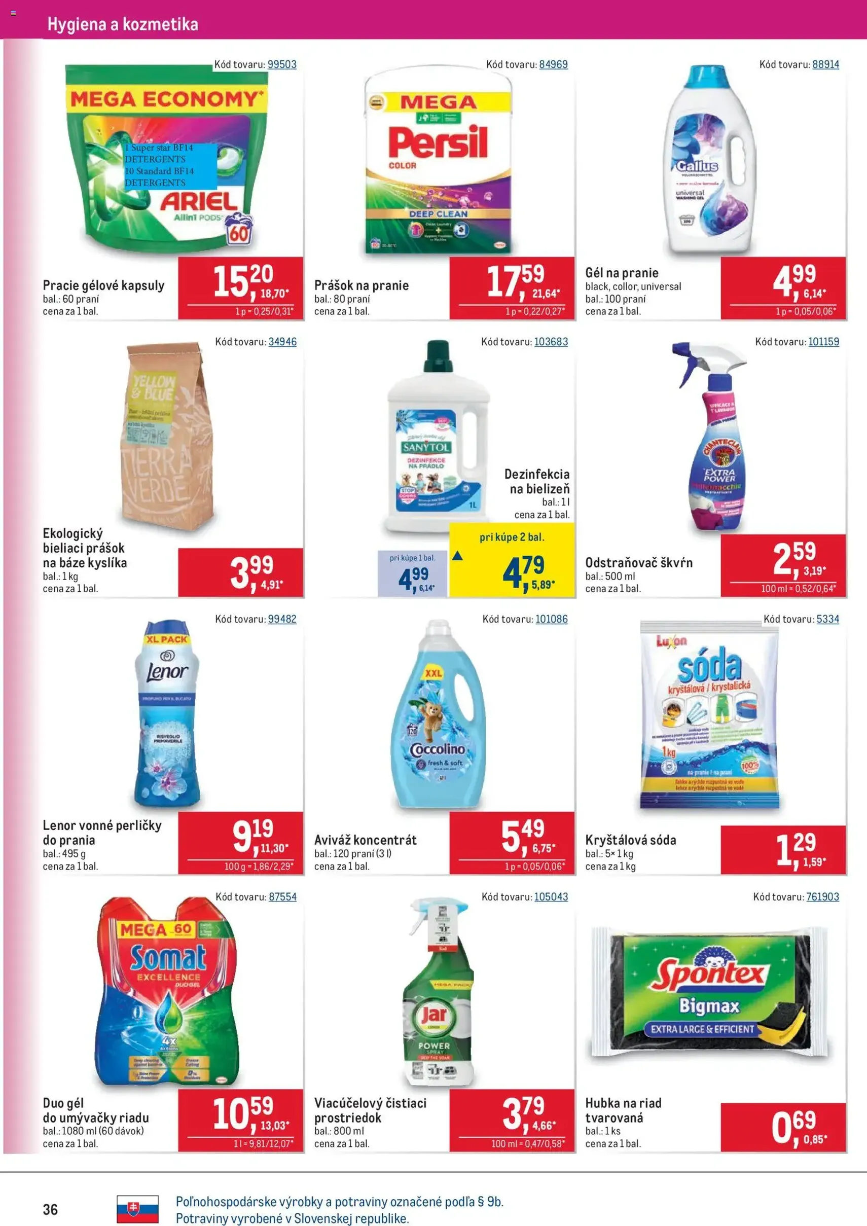 Metro maloobchod - platný leták od 25.02.2026 strana 36 z 40