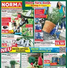 Norma Flugblatt - Prospekt Vorschau gültig ab 18.08.2025