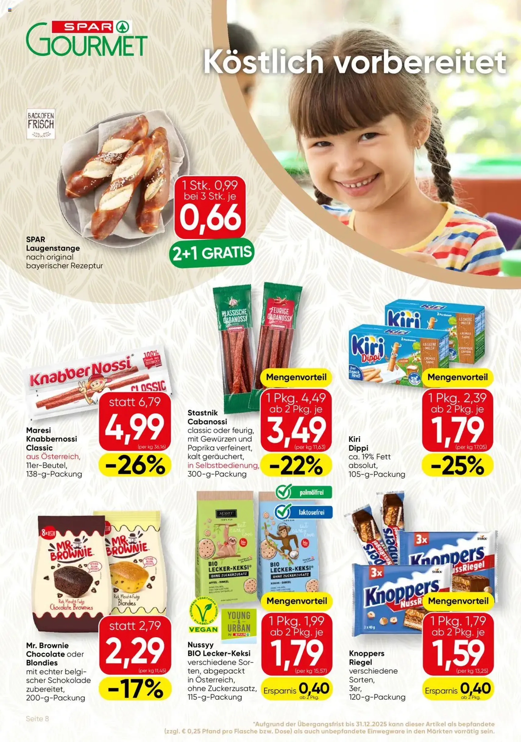 SPAR Gourmet Flugblatt - Gültiger Prospekt ab 28.08.2025, Seite 8 von insgesamt 12