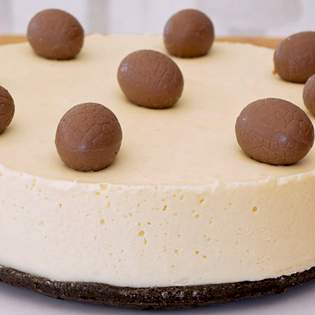 Recipe preview Easter White Chocolate Cheesecake recipe