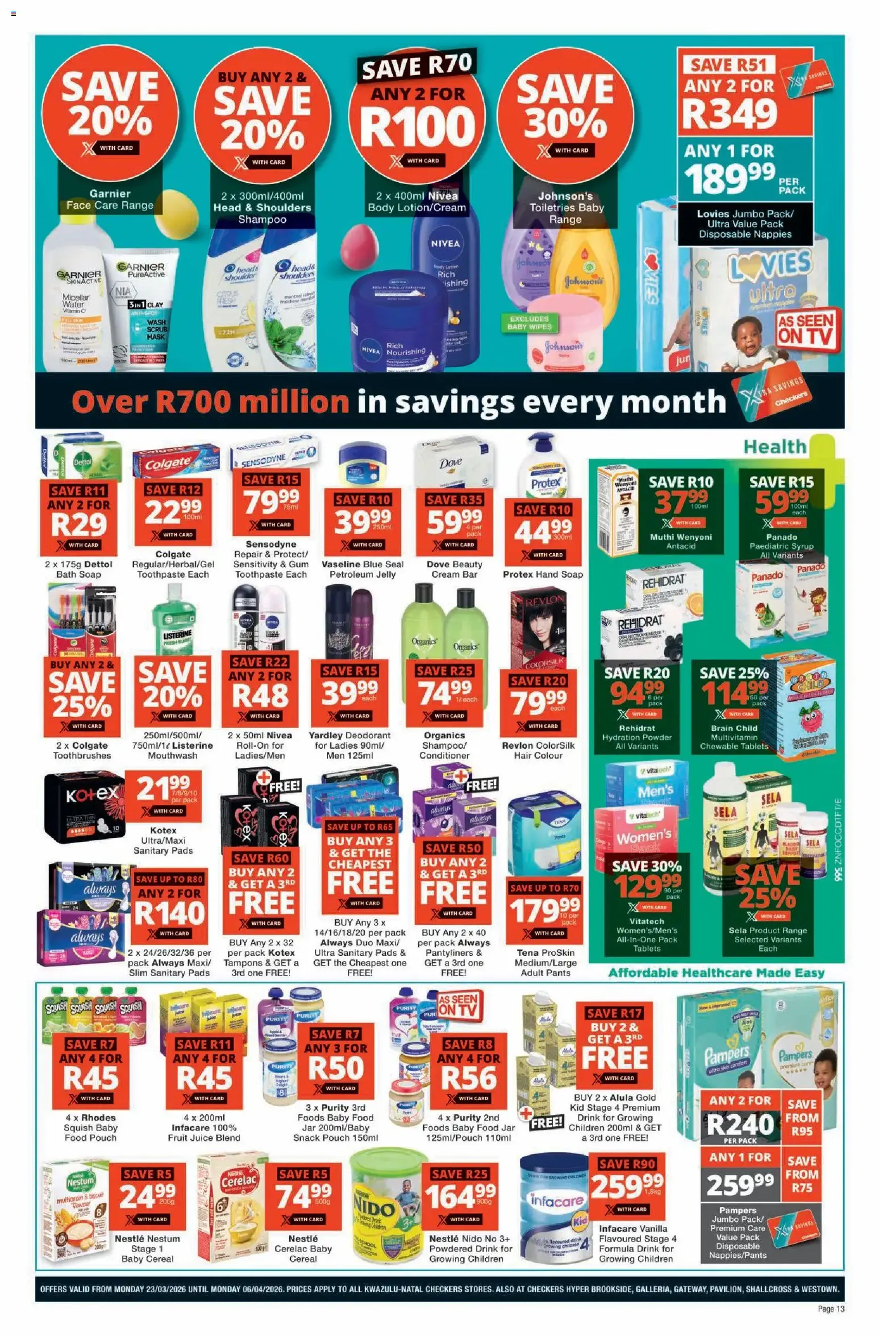 Checkers Specials - valid flyer from 23/03/2026, page 13 of 17