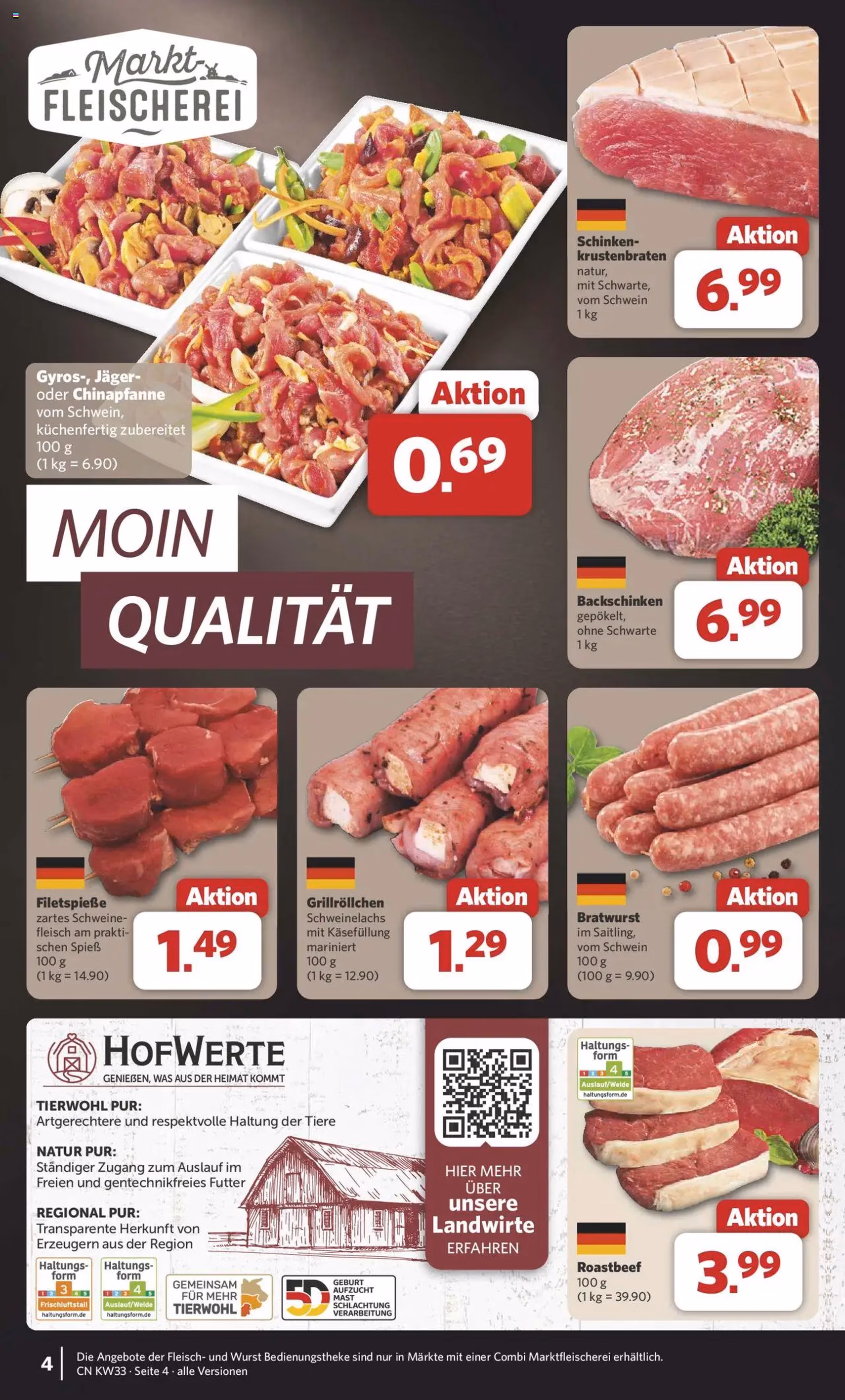 Combi Prospekt - Gültiger Prospekt ab 11.08.2025, Seite 4 von insgesamt 32 Combi Prospekt - Gültiger Prospekt ab 11.08.2025, Seite 4 von insgesamt 32