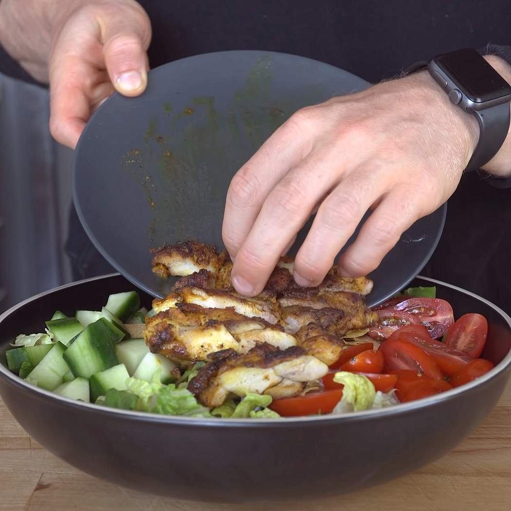 Insalata di pollo semplice