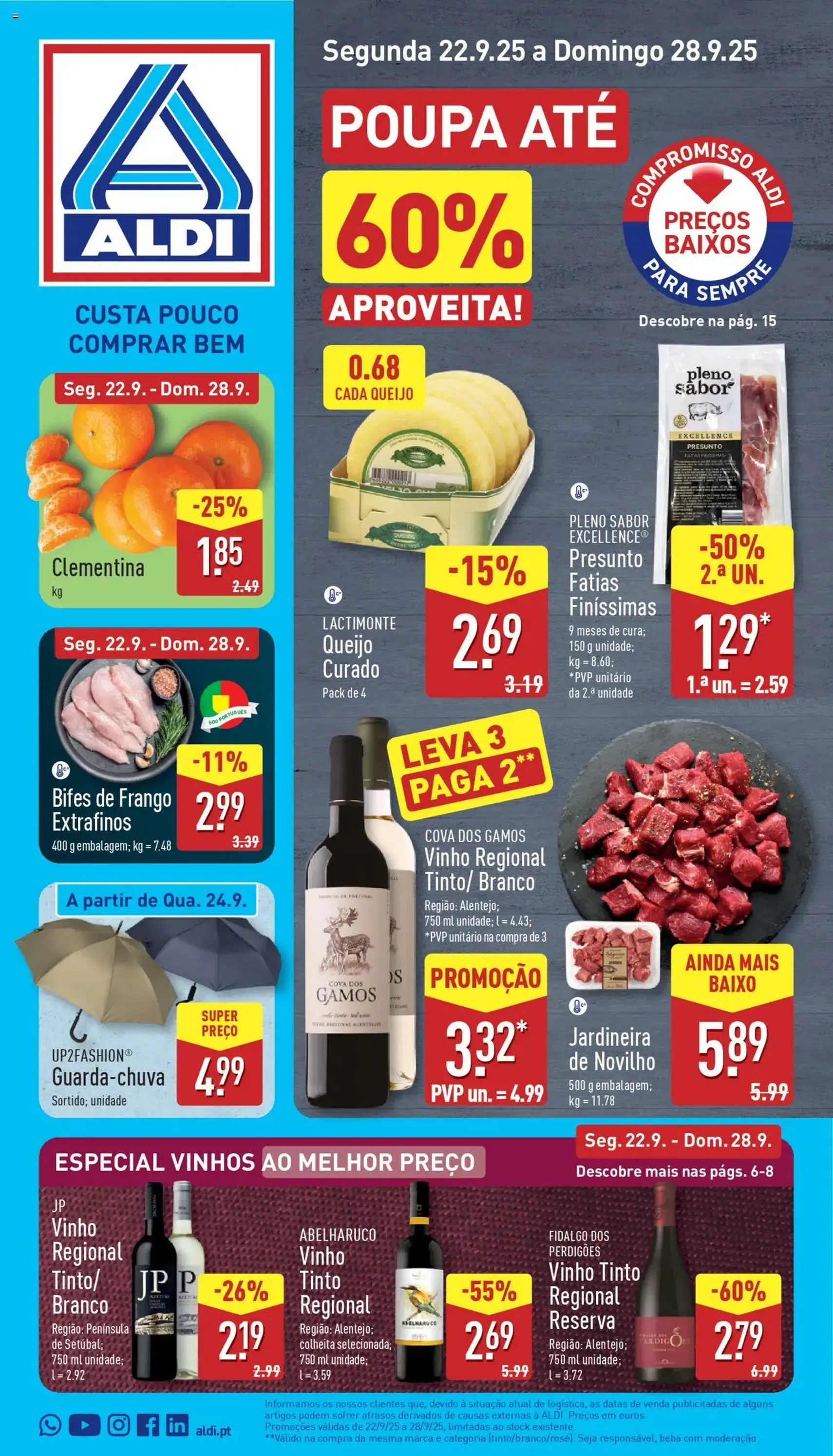 Aldi folheto - folheto válido a partir de 22/09/2025 página 1 de 38 Aldi folheto - folheto válido a partir de 22/09/2025 página 1 de 38