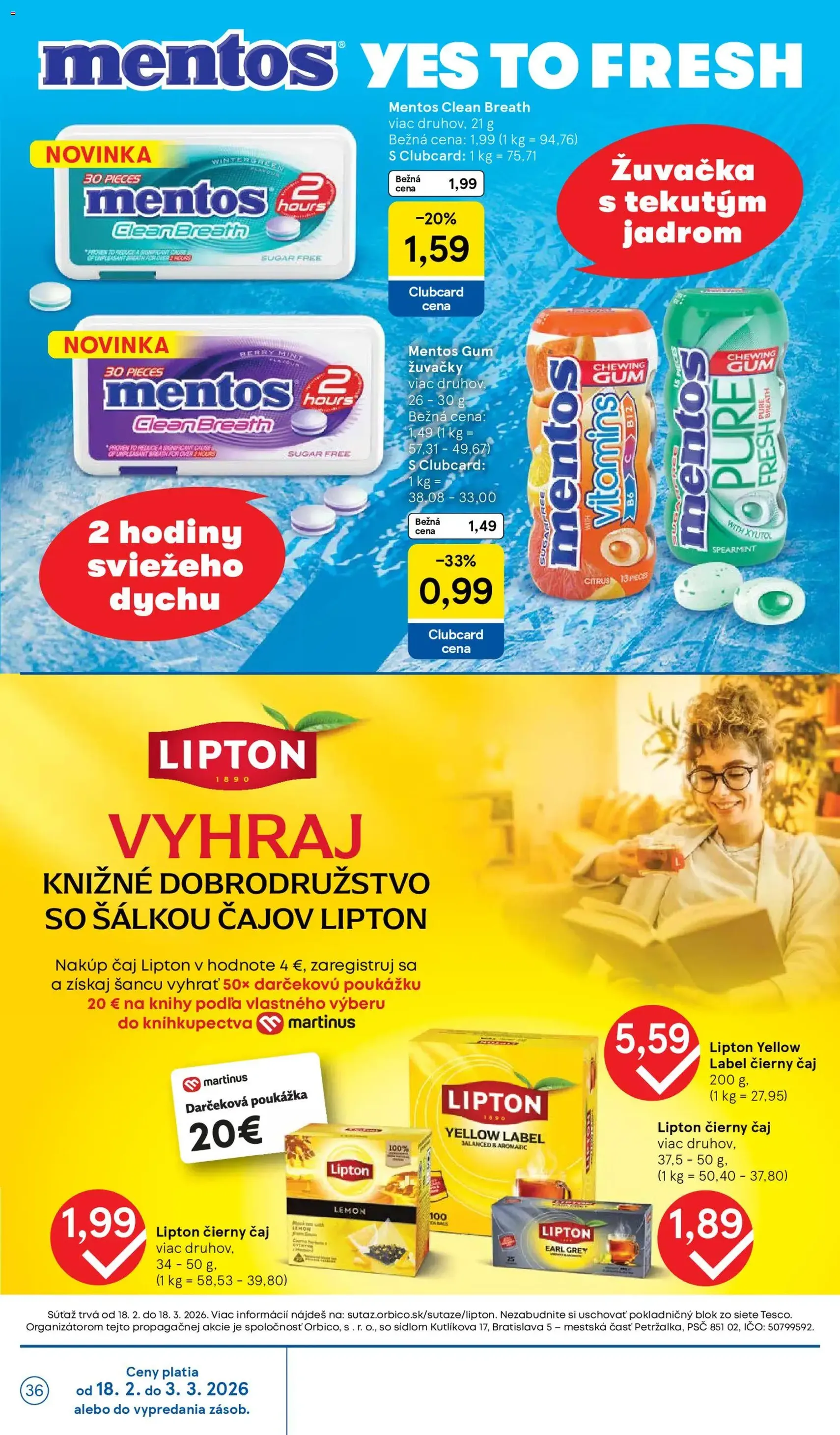 Tesco Hypermarket - leták - platný leták od 18.02.2026 strana 36 z 38