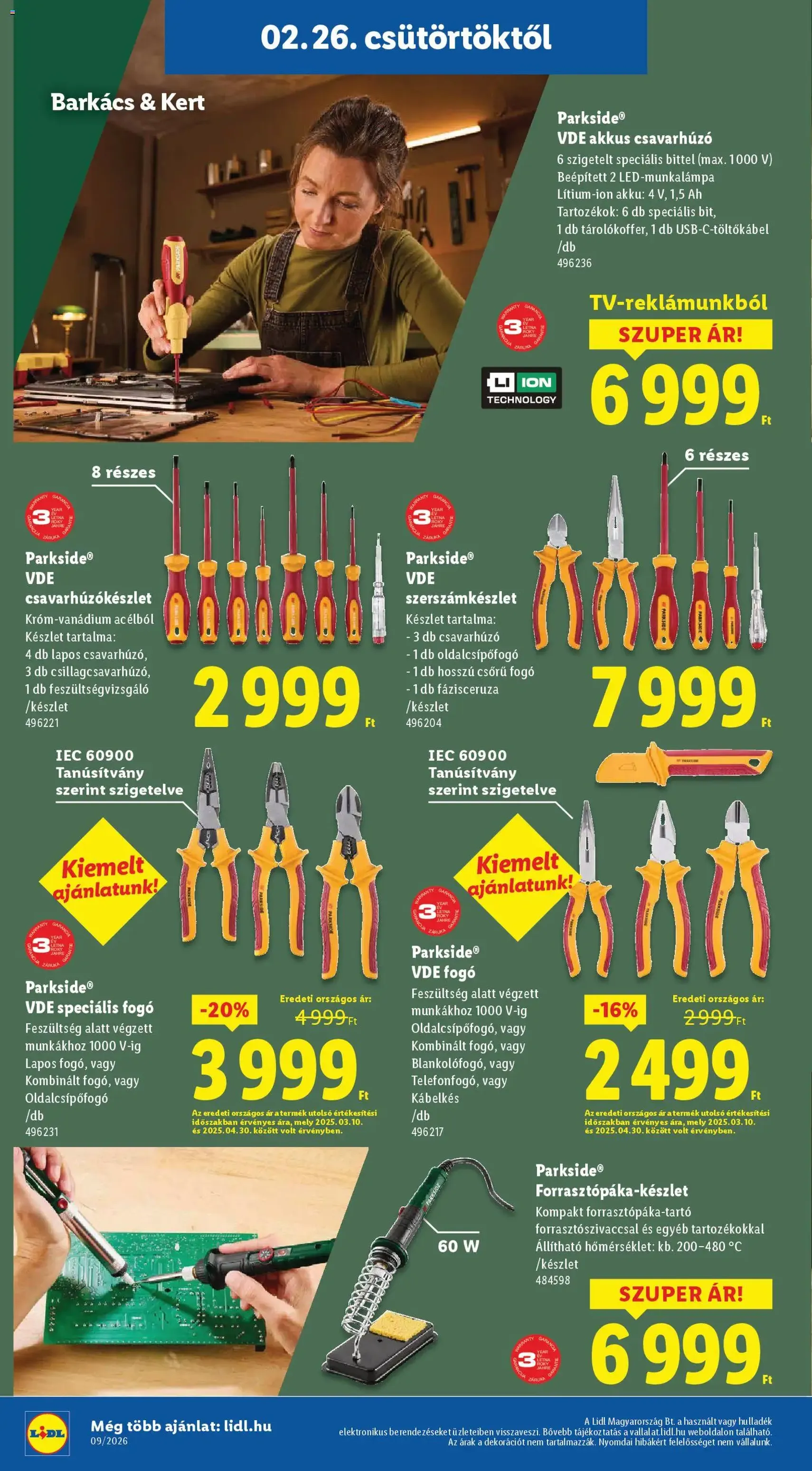 Lidl Akciós újság - 2026.02.26. érvényes szórólap 36 oldal 80 oldalból