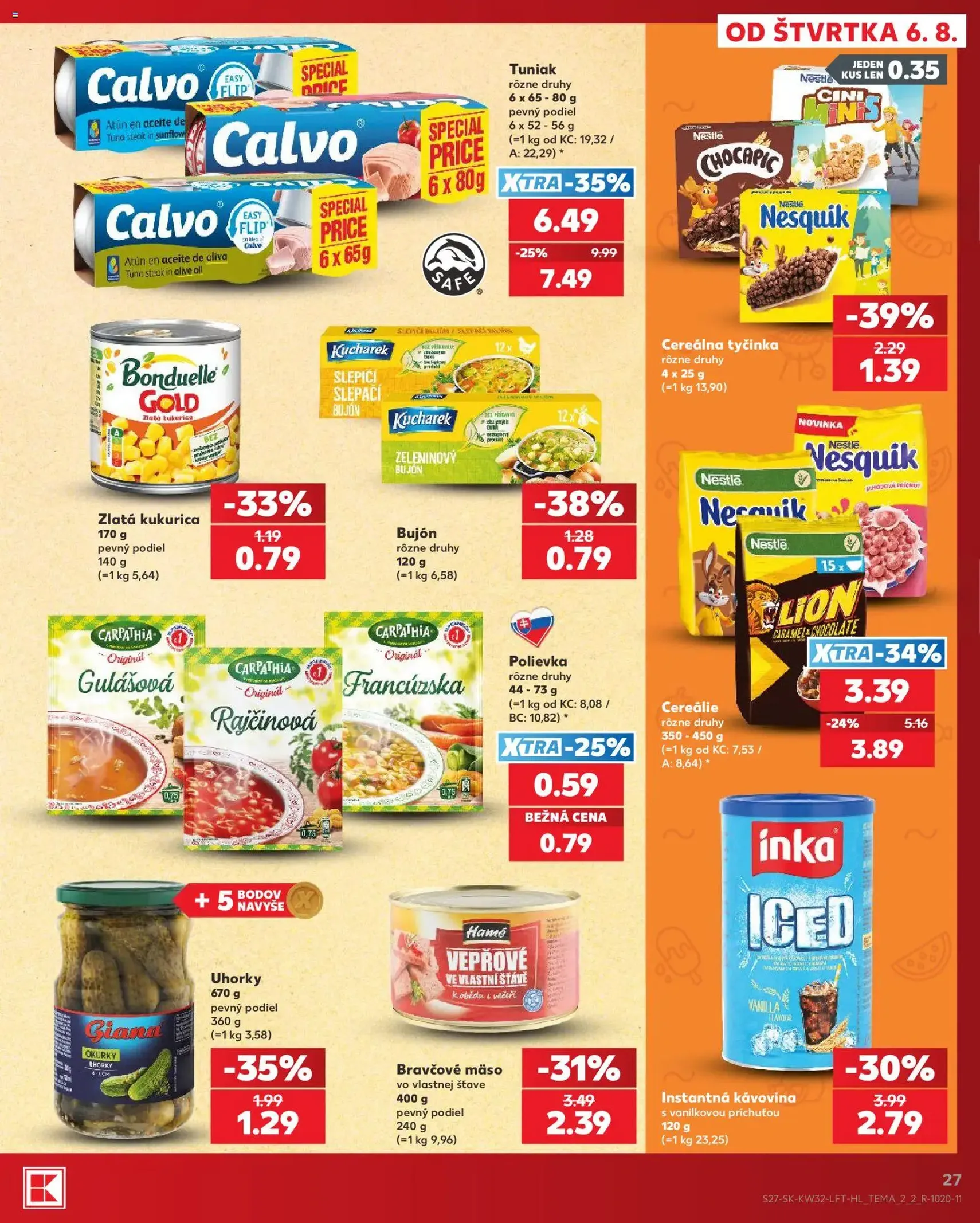 Kaufland SK akciós újság - 2026.08.06. érvényes szórólap 27 oldal 78 oldalból