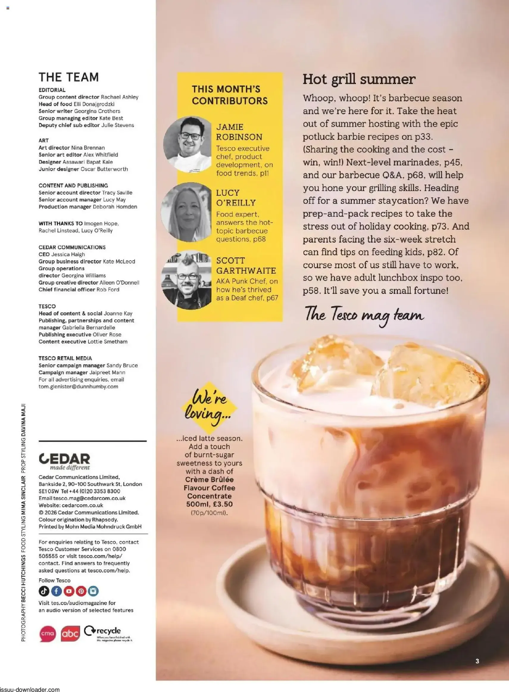 Tesco Magazine - July / August 2026 - valid flyer from 01/07/2026, page 3 of 100
