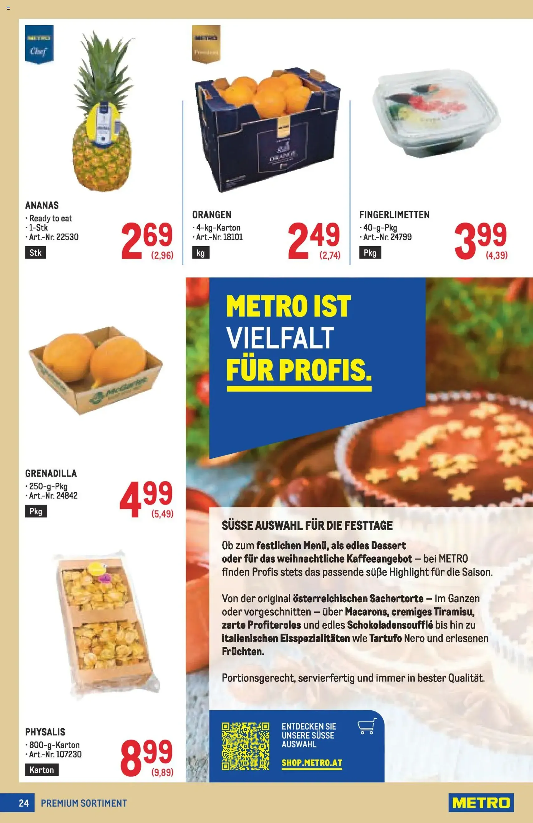 Metro angebote Profi - Gültiger Prospekt ab 11.12.2025, Seite 24 von insgesamt 72