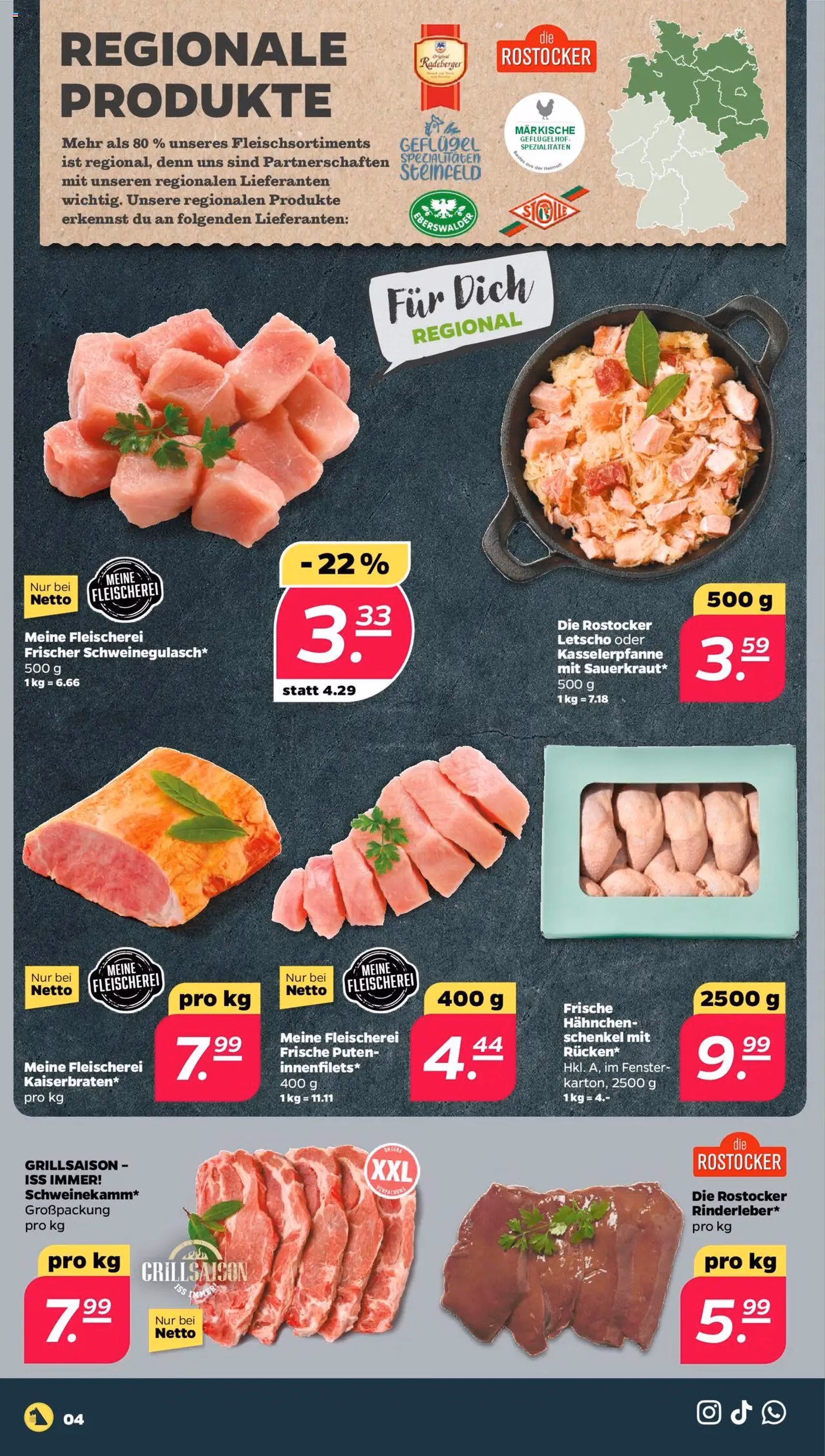 Netto Prospekt - Gültiger Prospekt ab 13.10.2025, Seite 4 von insgesamt 35
