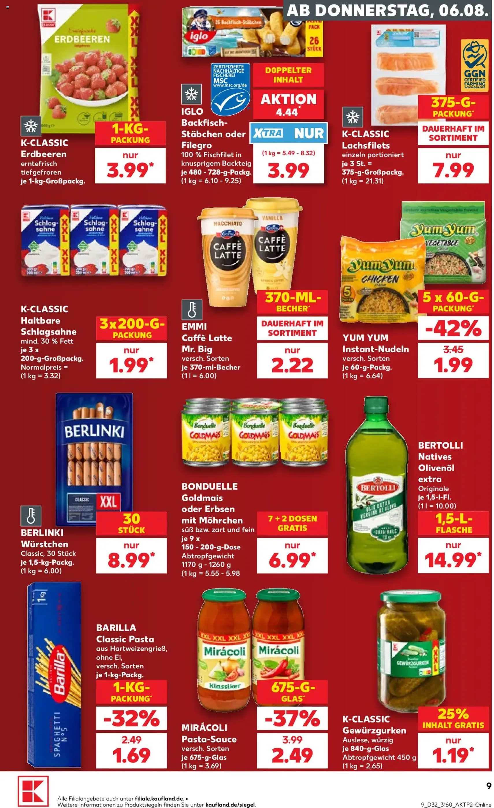Kaufland Prospekt - Gültiger Prospekt ab 06.08.2026, Seite 9 von insgesamt 58