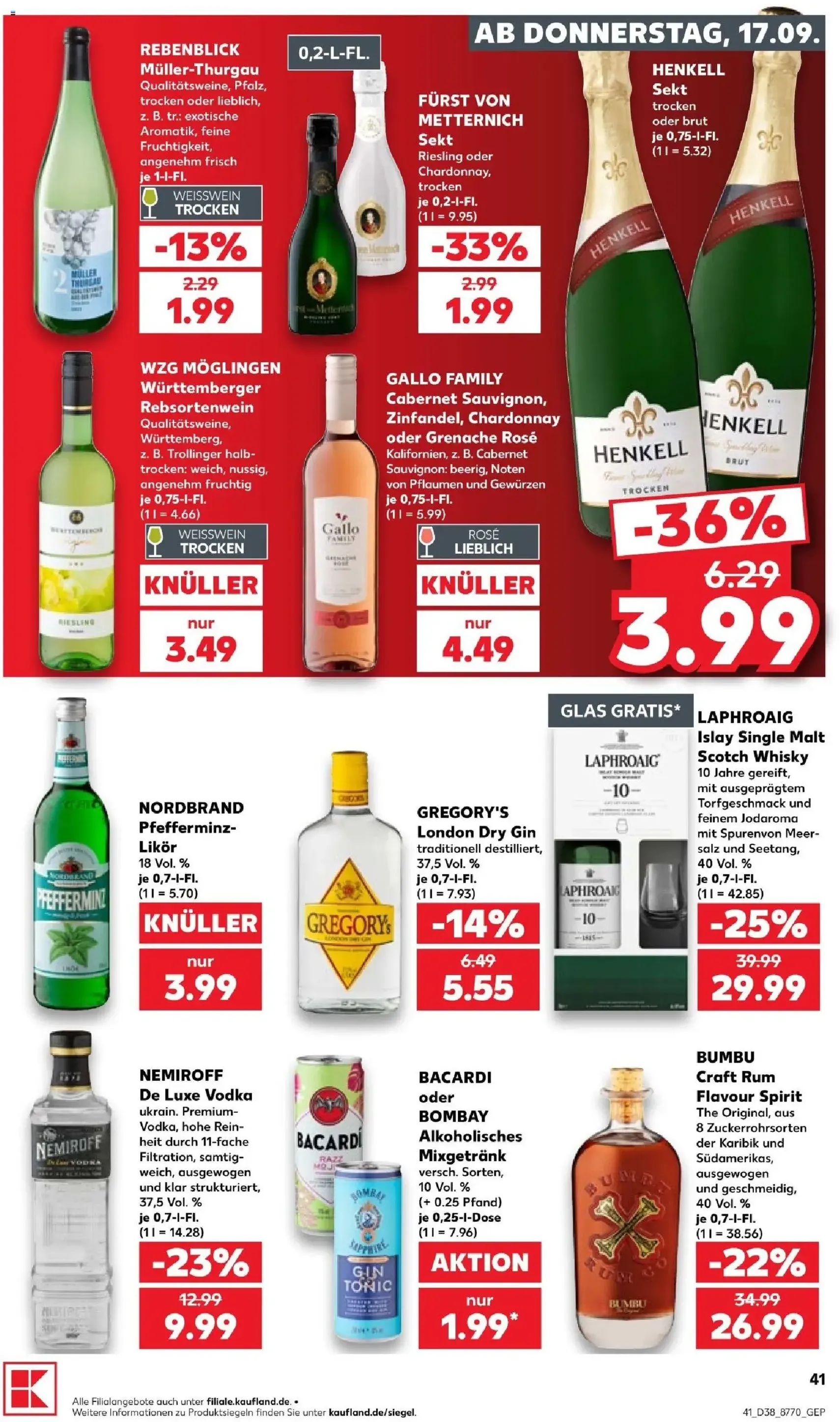 Kaufland Prospekt - Gültiger Prospekt ab 17.09.2026, Seite 41 von insgesamt 66