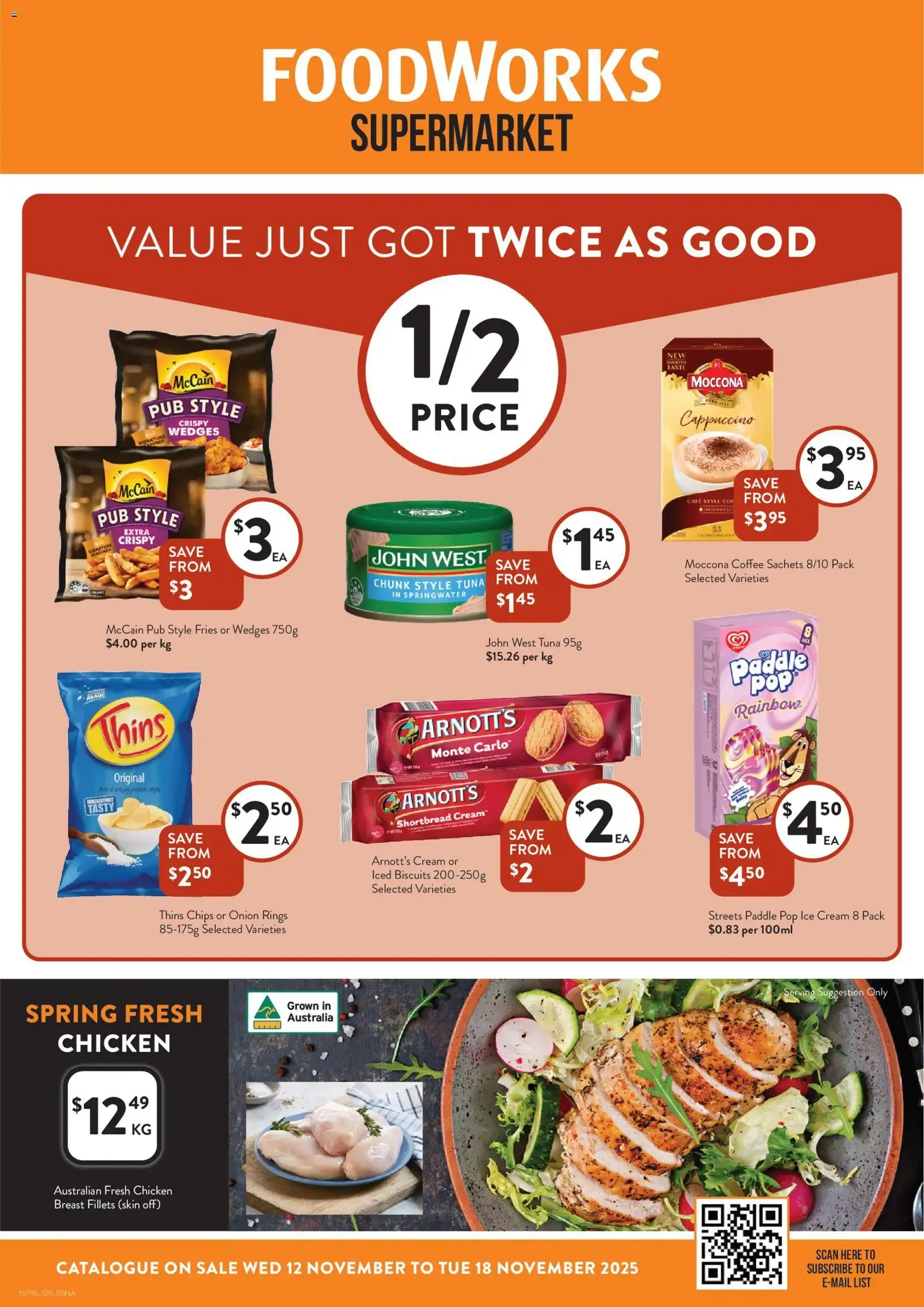 Foodworks Catalogue NSW - valid flyer from 12/11/2025, page 1 of 35