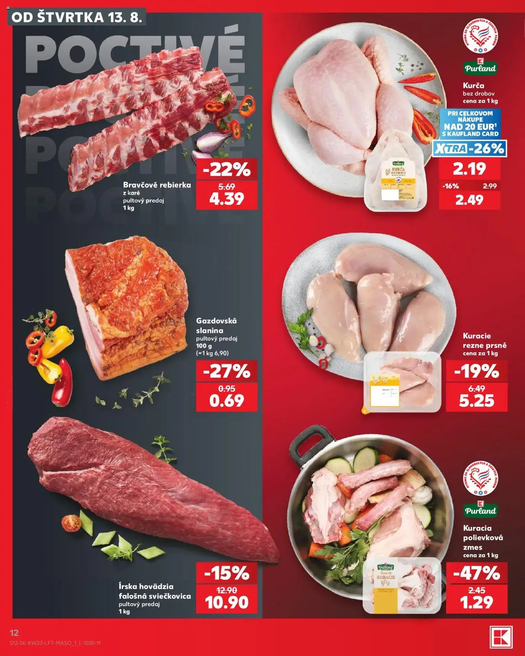 Kaufland leták - platný leták od 13.08.2026 strana 12 z 80